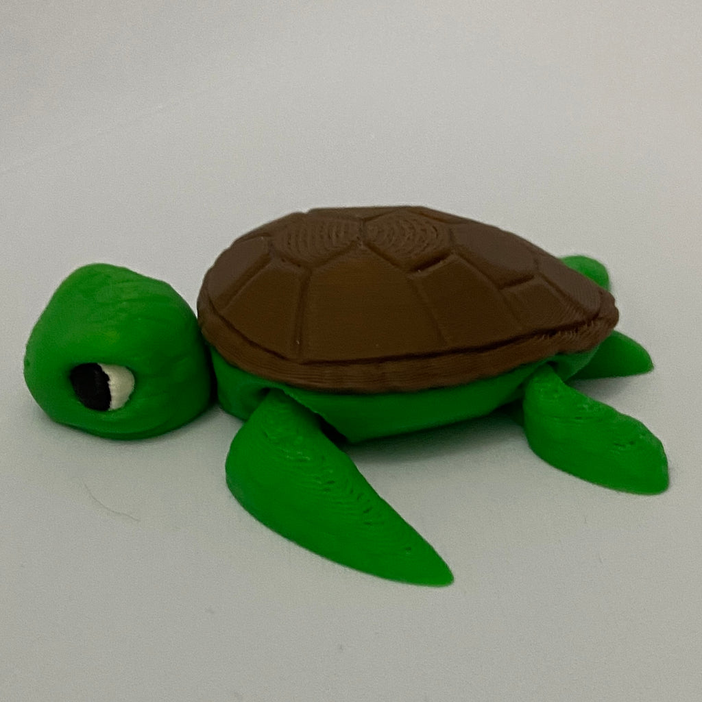Silent Sea turtle - 3D Printed Fidget Desk Buddy