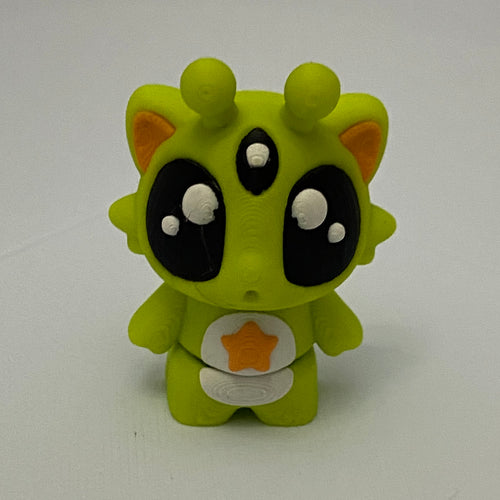 Abducting Alien Cat Fidget - 3D Printed Desk Buddy & Keychain