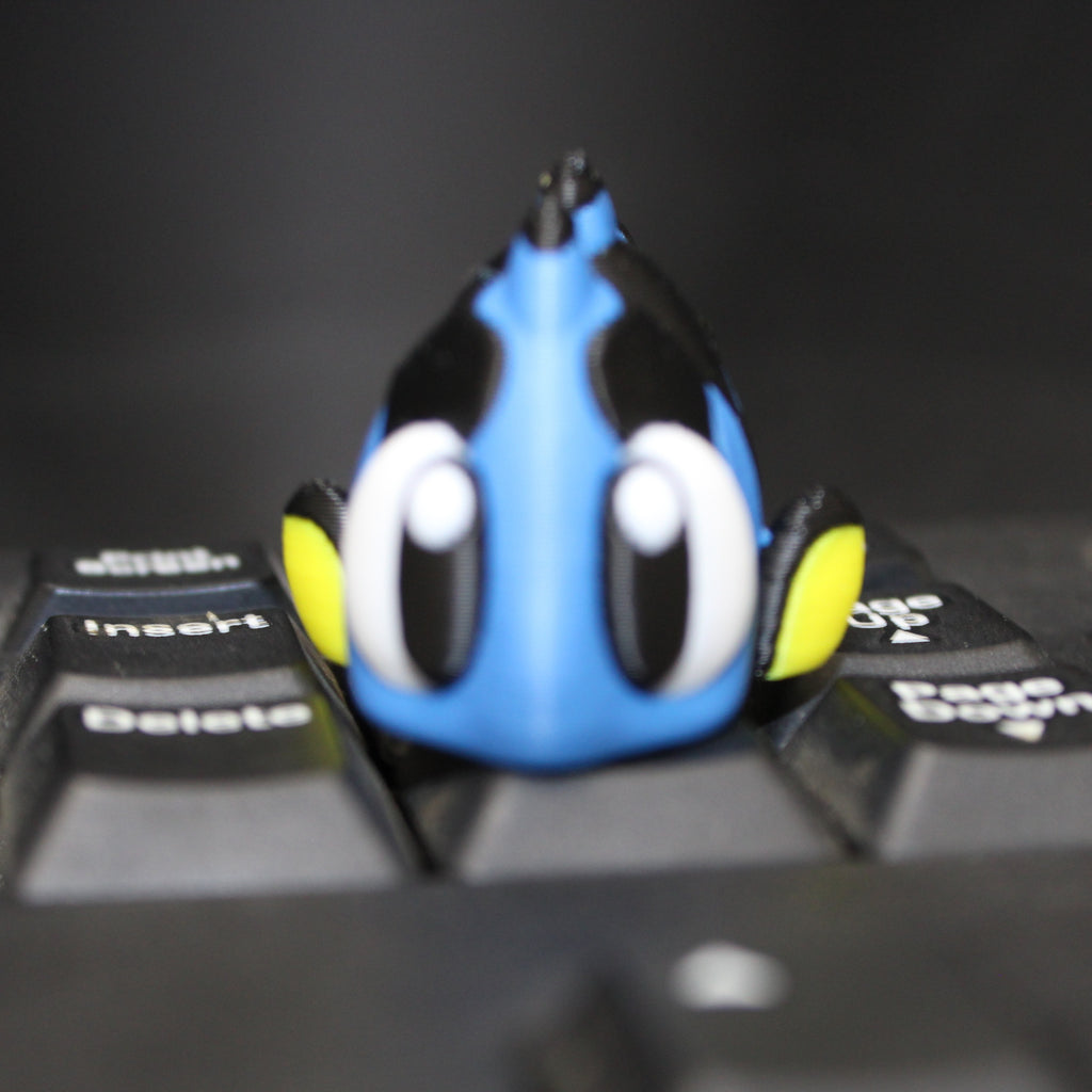Forgetful Blue fish fidget-3d printed desk buddy