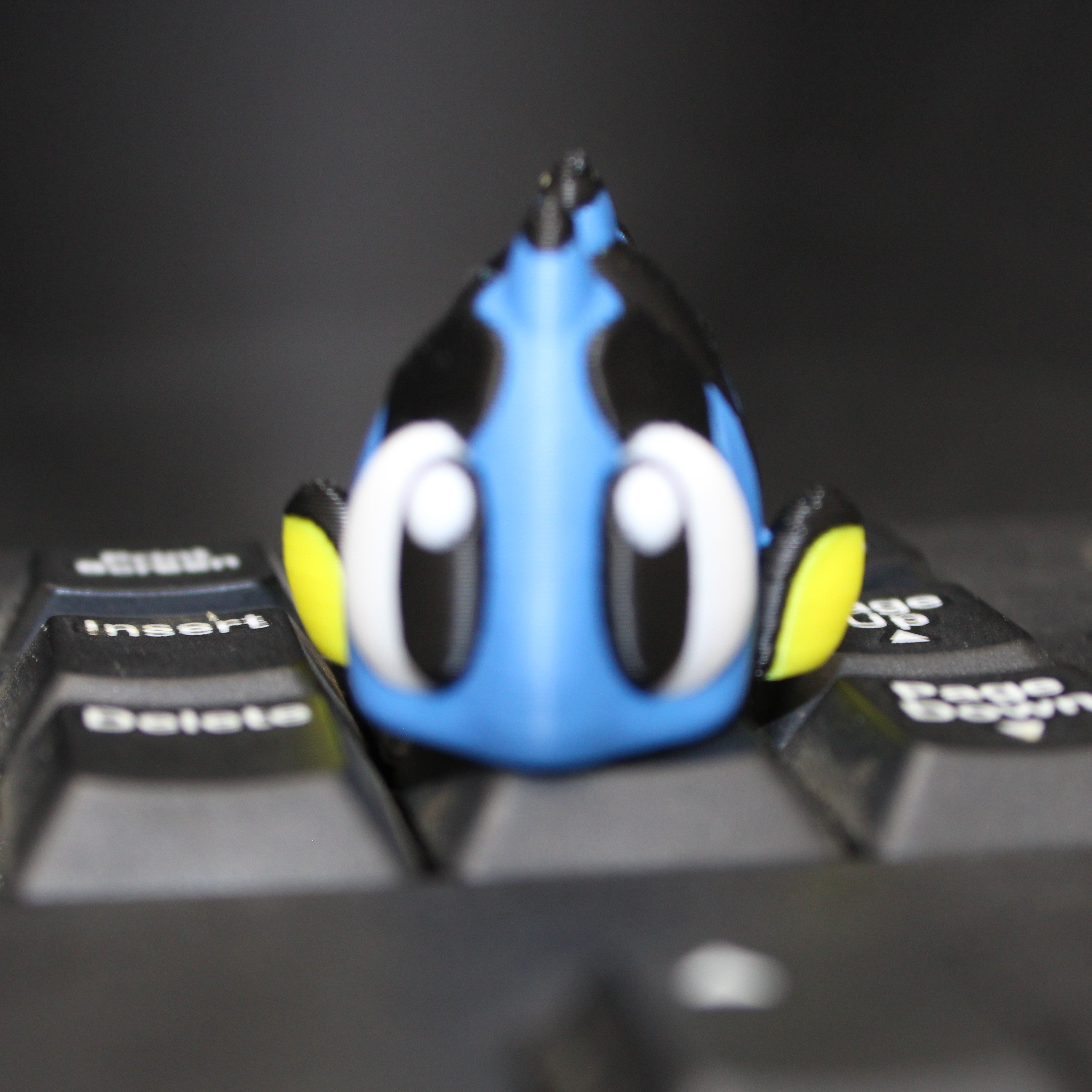 Forgetful Blue fish fidget-3d printed desk buddy