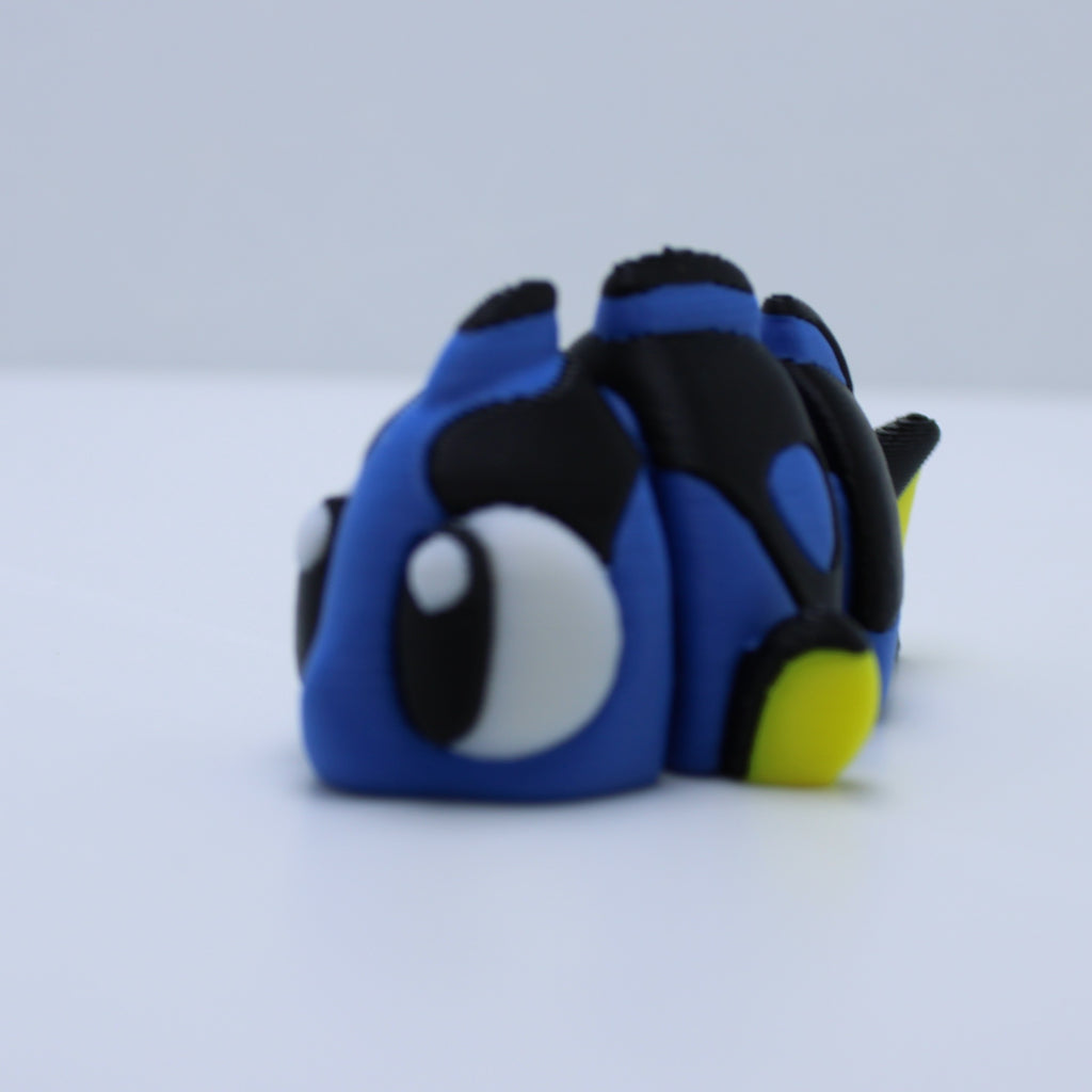 Forgetful Blue fish fidget-3d printed desk buddy