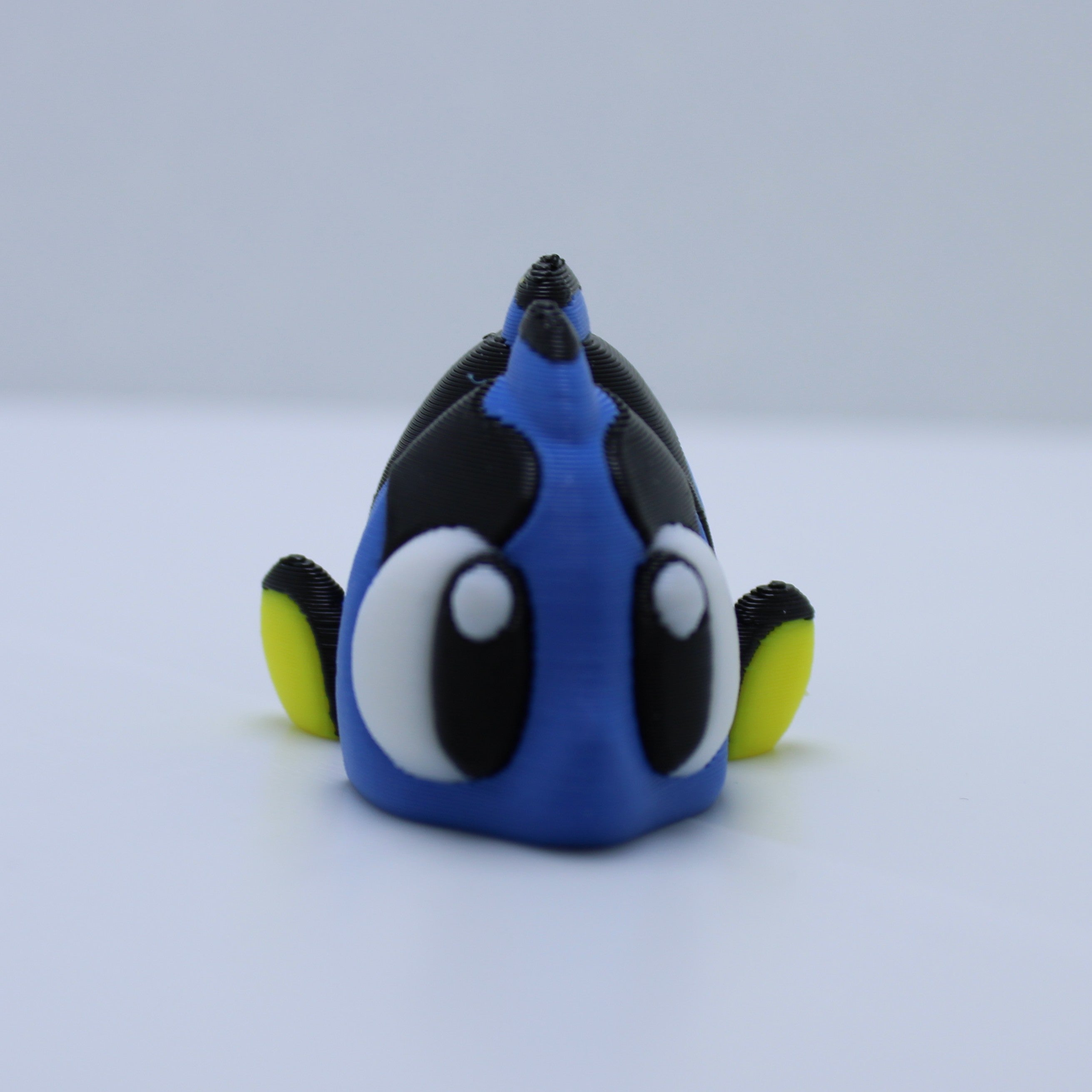 Forgetful Blue fish fidget-3d printed desk buddy