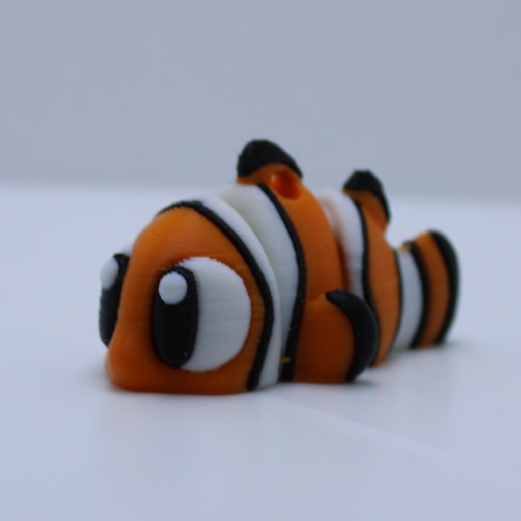 Anxious Clownfish fidget- 3d printed desk buddy