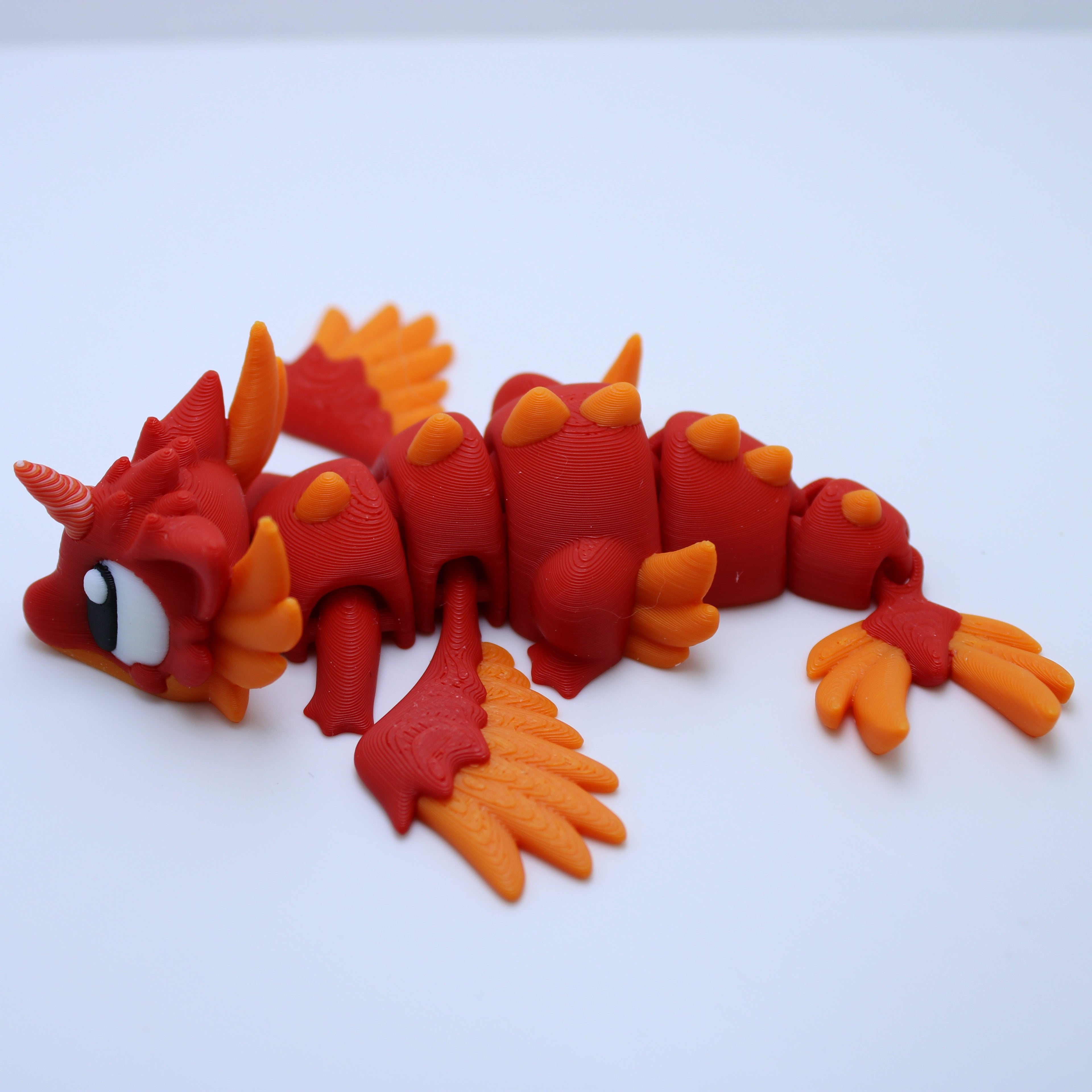 Elemental Dragons with Eggs - 3d printed desk companion