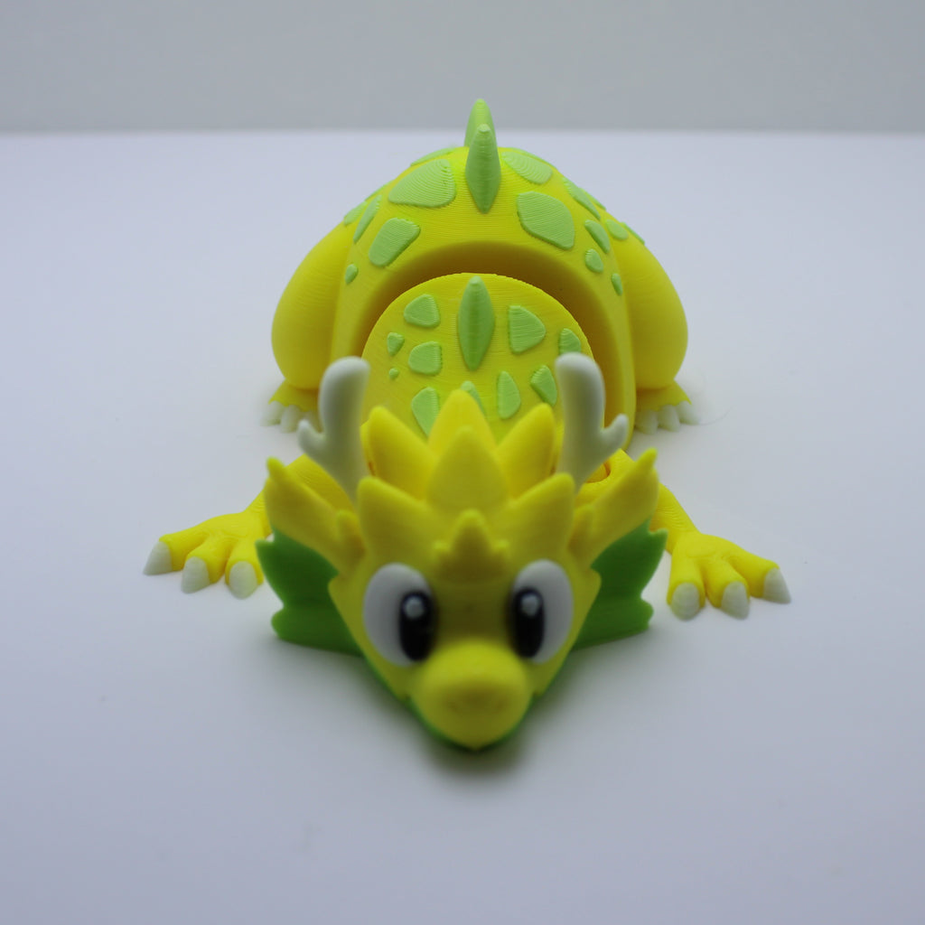 Sunshine Mini Dragon -3d Printed Desk Companion