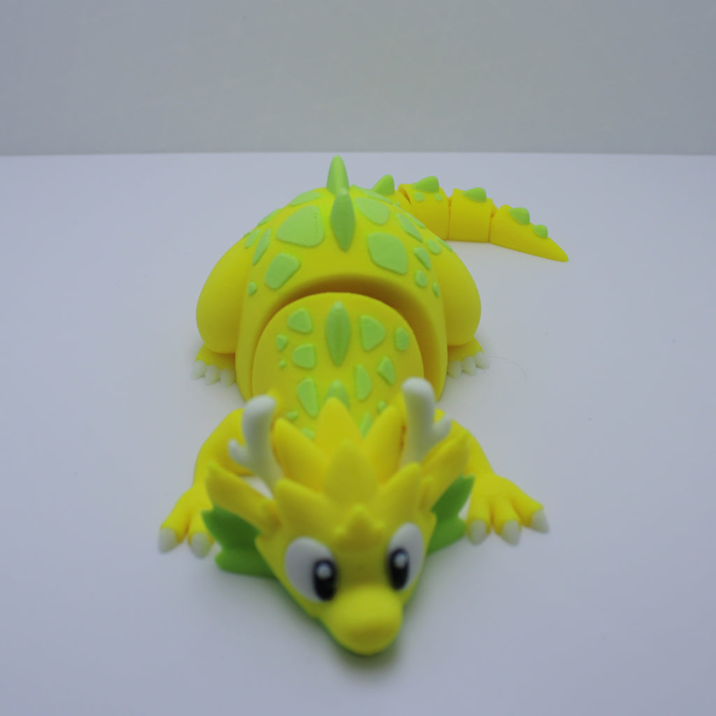 Sunshine Mini Dragon -3d Printed Desk Companion