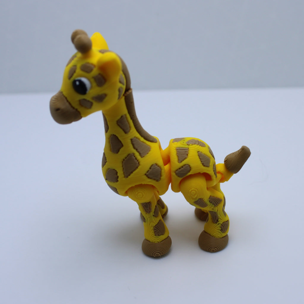 Gentle Giraffe Fidget -3d Printed Desk Buddy & Keychain