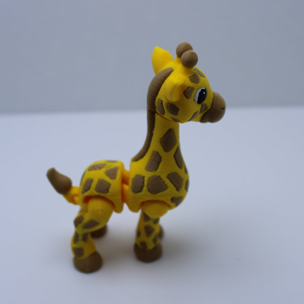 Gentle Giraffe Fidget -3d Printed Desk Buddy & Keychain
