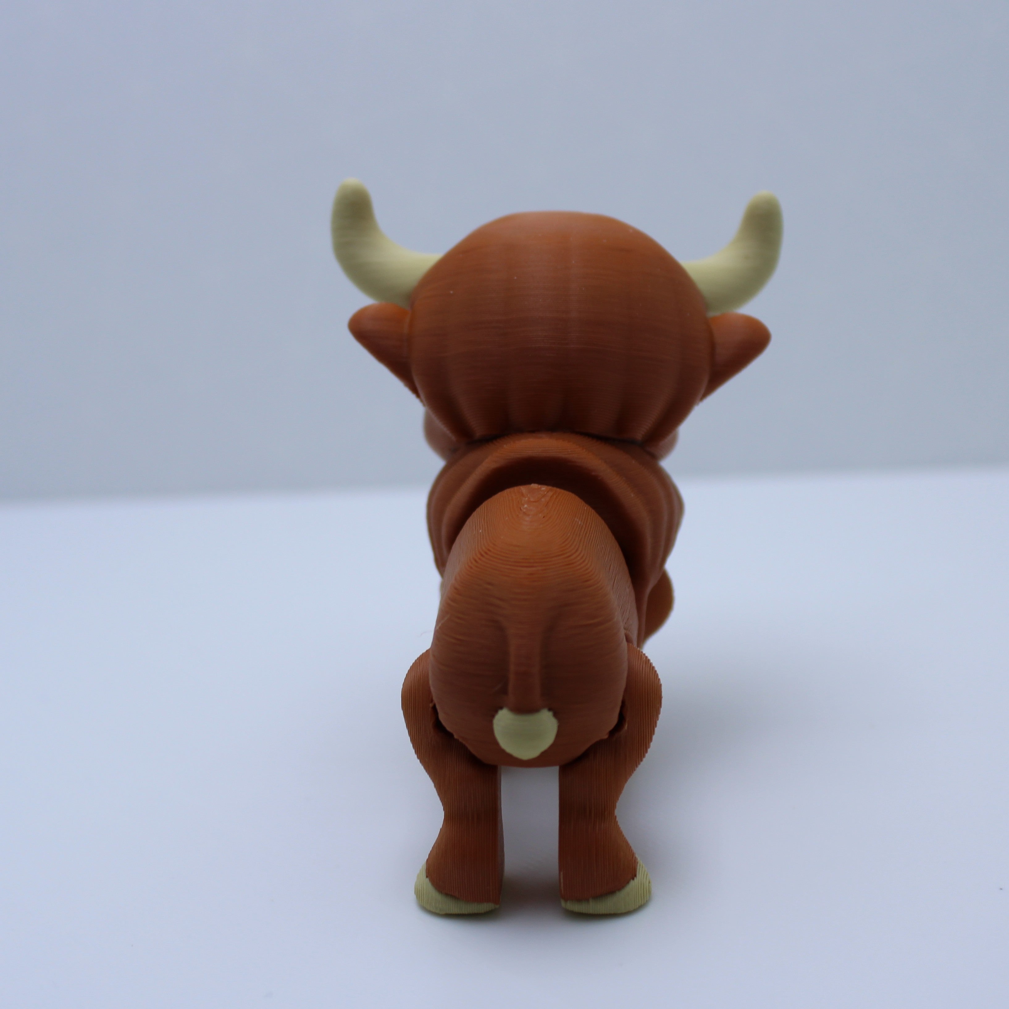 Humble Highland Cow Fidget – 3d Printed Desk Buddy & Keychain