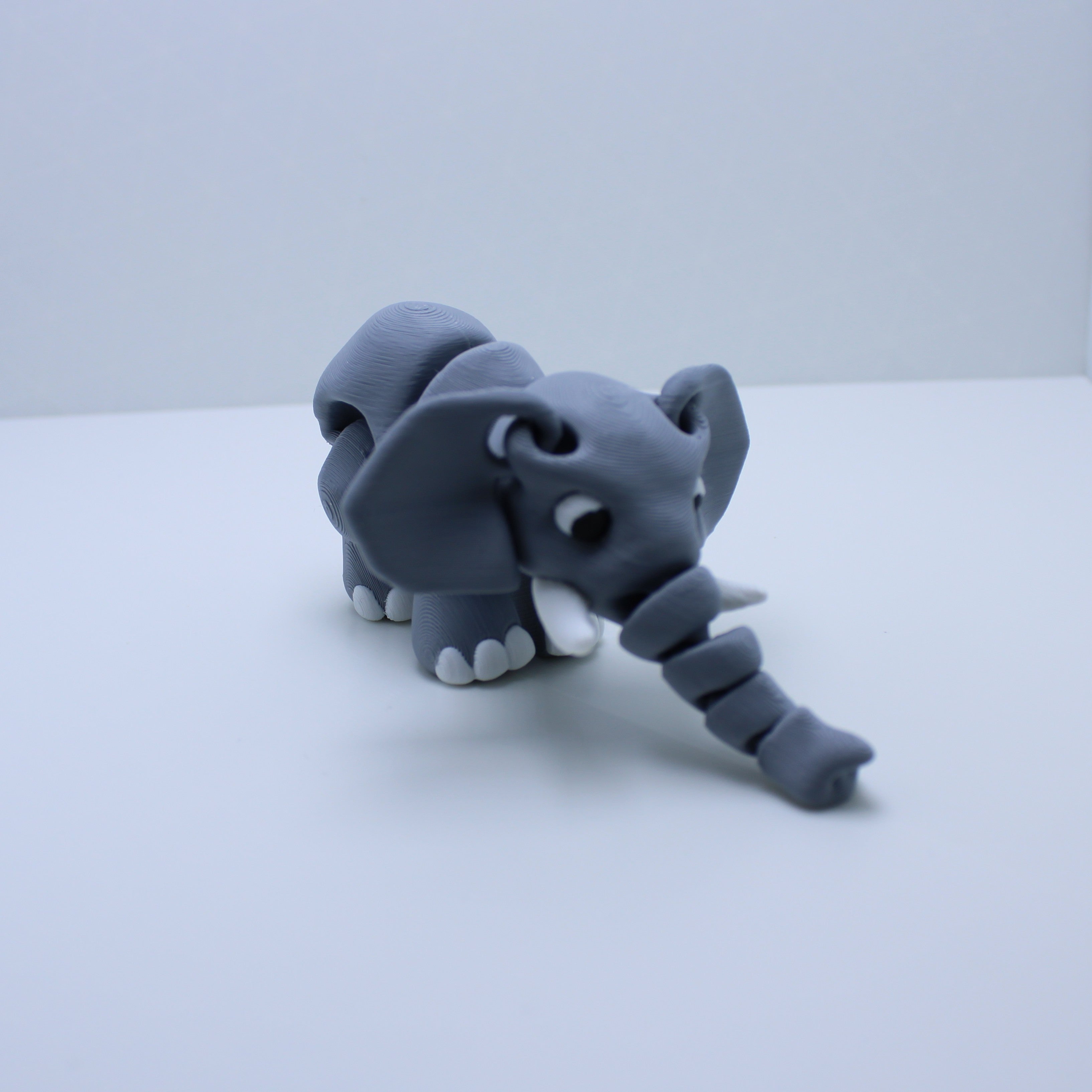 “Eleanor” the Elephant Fidget – 3d Printed Desk Buddy & Keychain