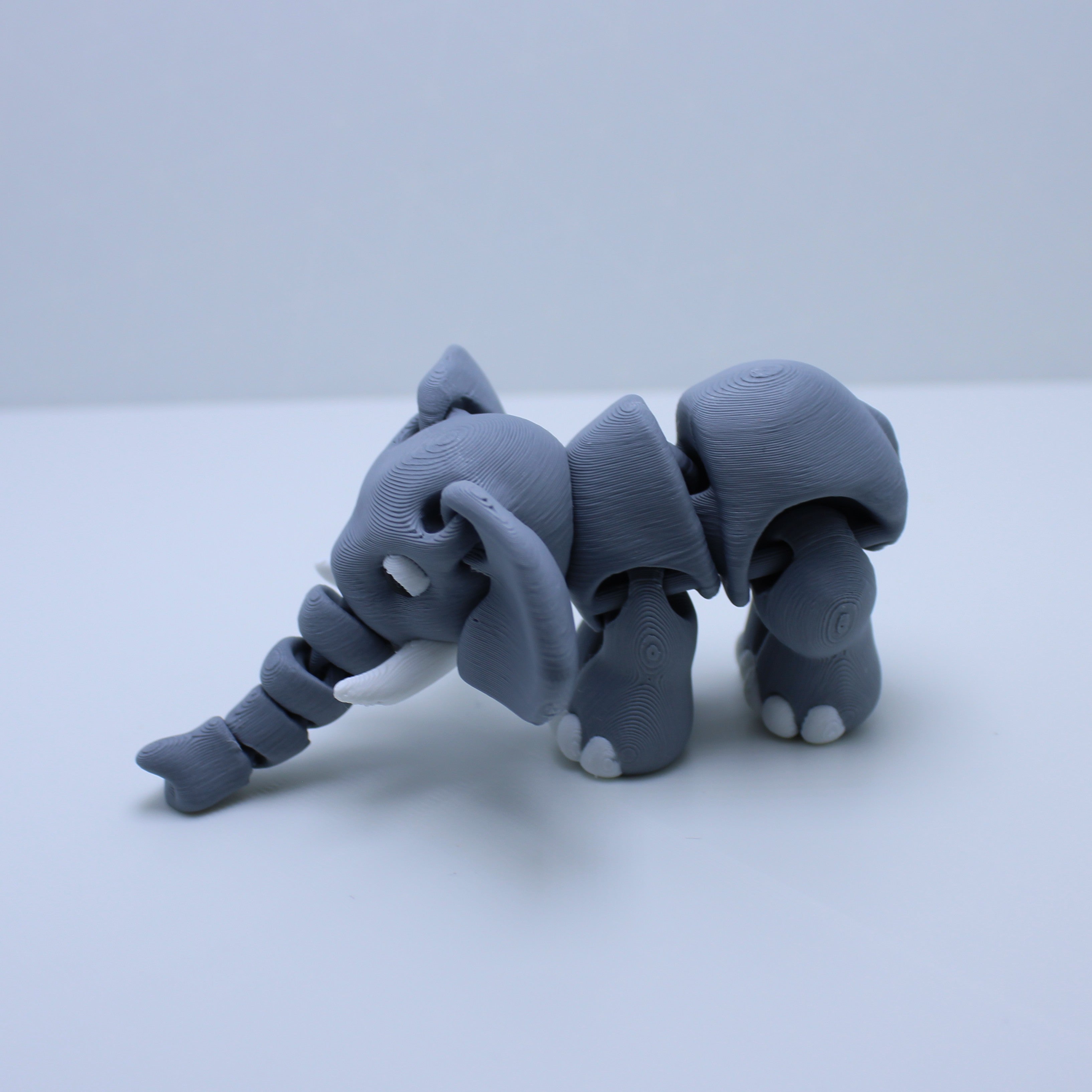 “Eleanor” the Elephant Fidget – 3d Printed Desk Buddy & Keychain