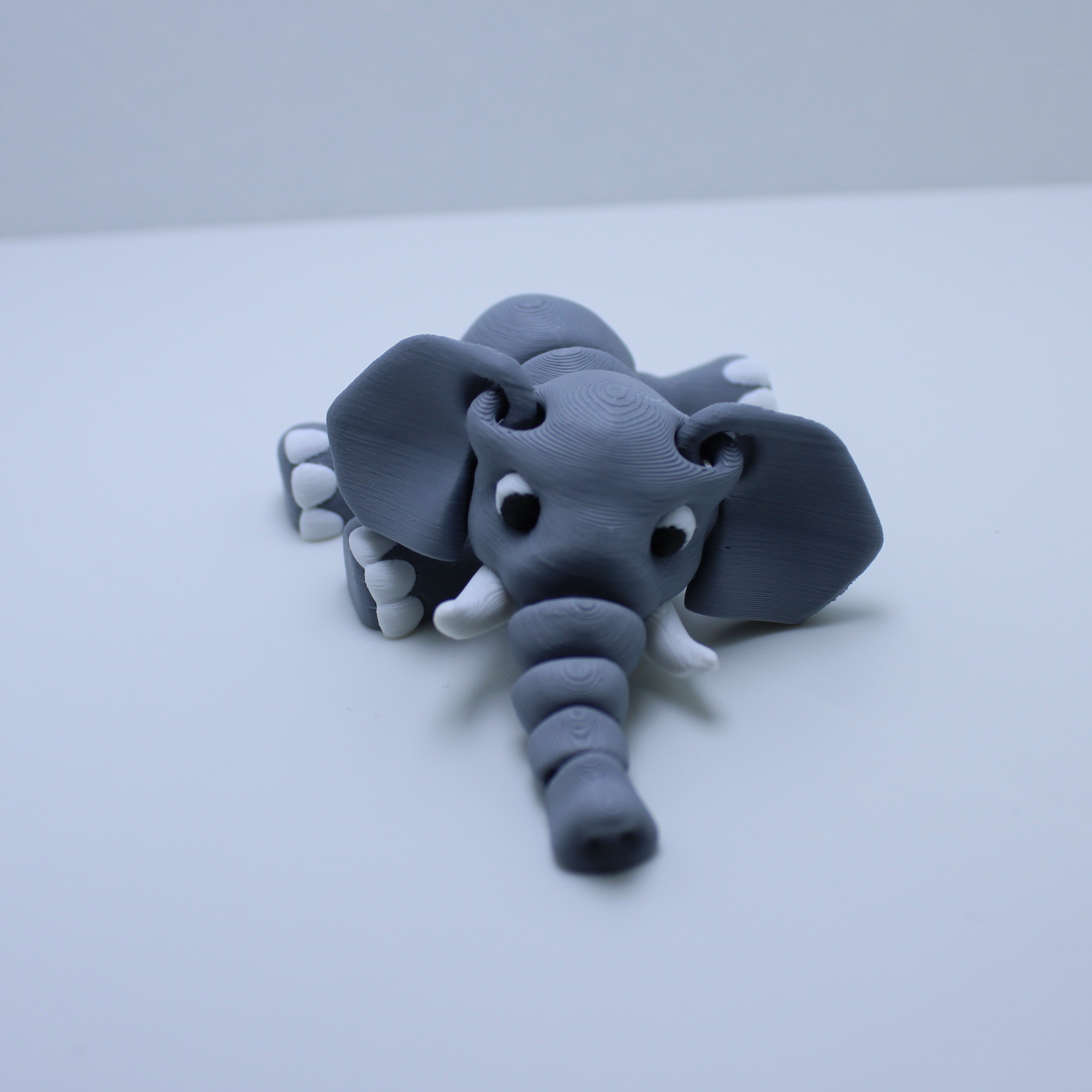 “Eleanor” the Elephant Fidget – 3d Printed Desk Buddy & Keychain