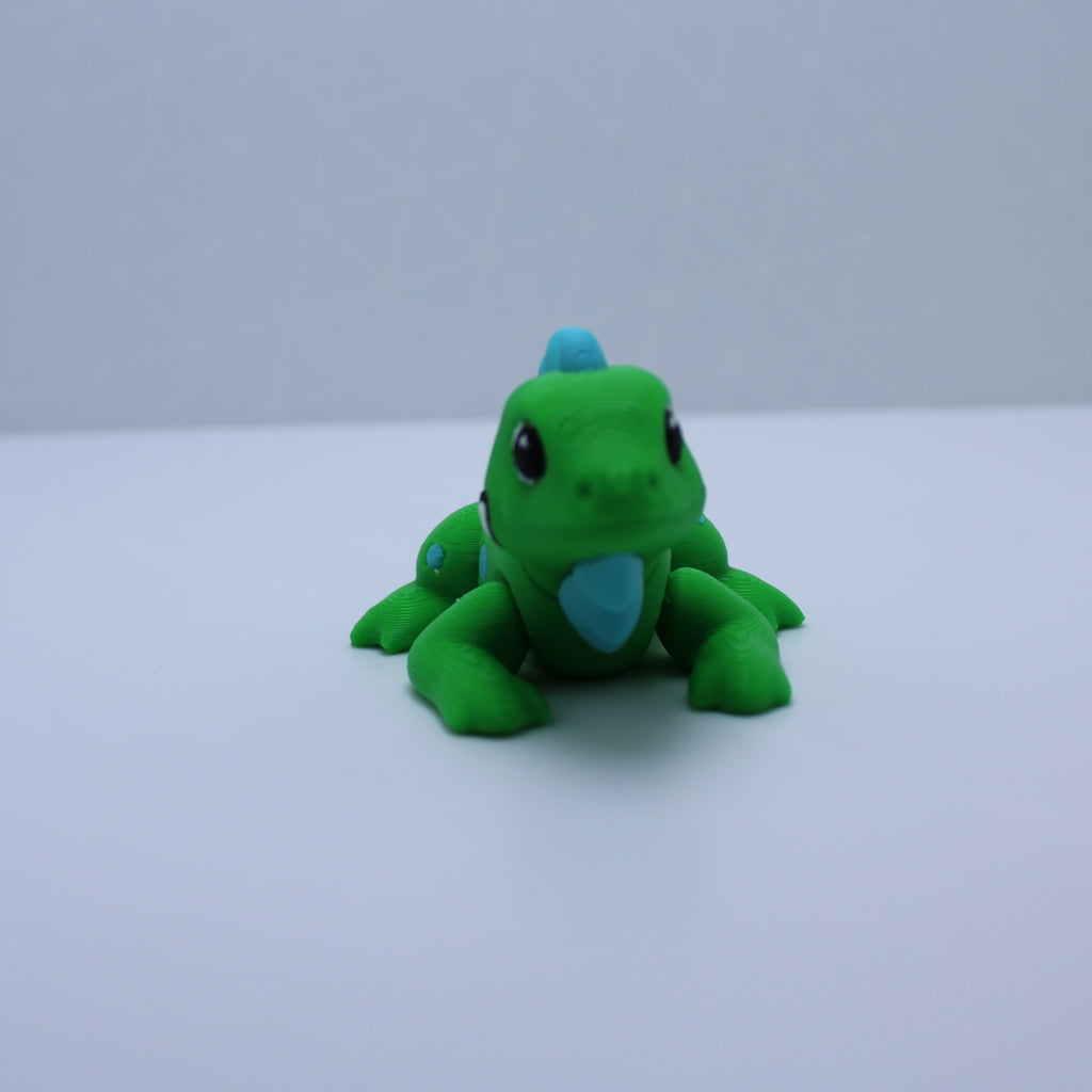 Irresistible Iguana Fidget –  3D Printed Desk Buddy & Keychain