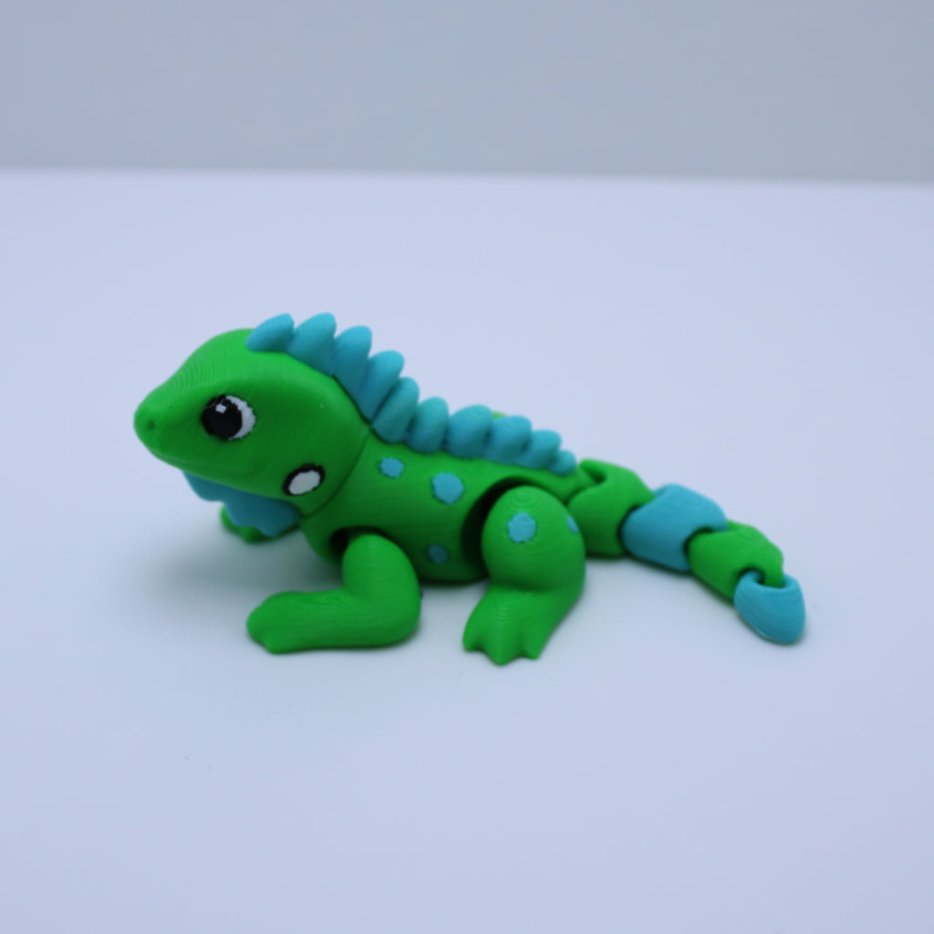 Irresistible Iguana Fidget –  3D Printed Desk Buddy & Keychain