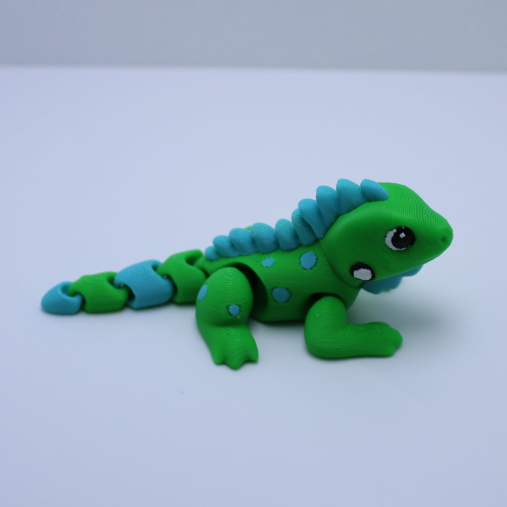 Irresistible Iguana Fidget –  3D Printed Desk Buddy & Keychain