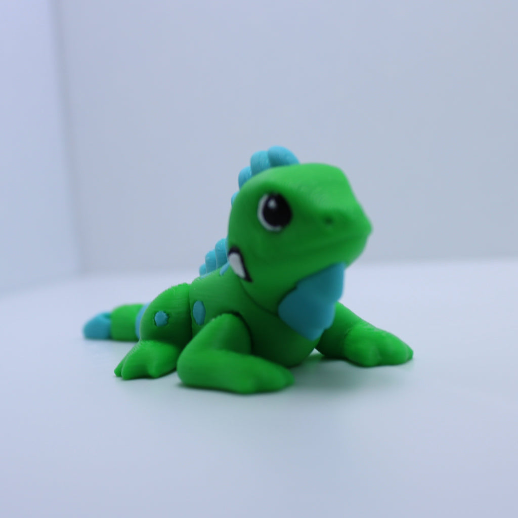 Irresistible Iguana Fidget –  3D Printed Desk Buddy & Keychain