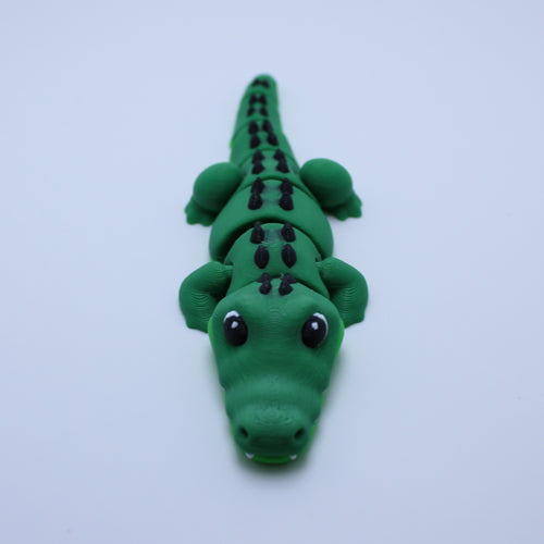 Curious Croc Fidget- 3d Printed Desk Buddy & Keychain