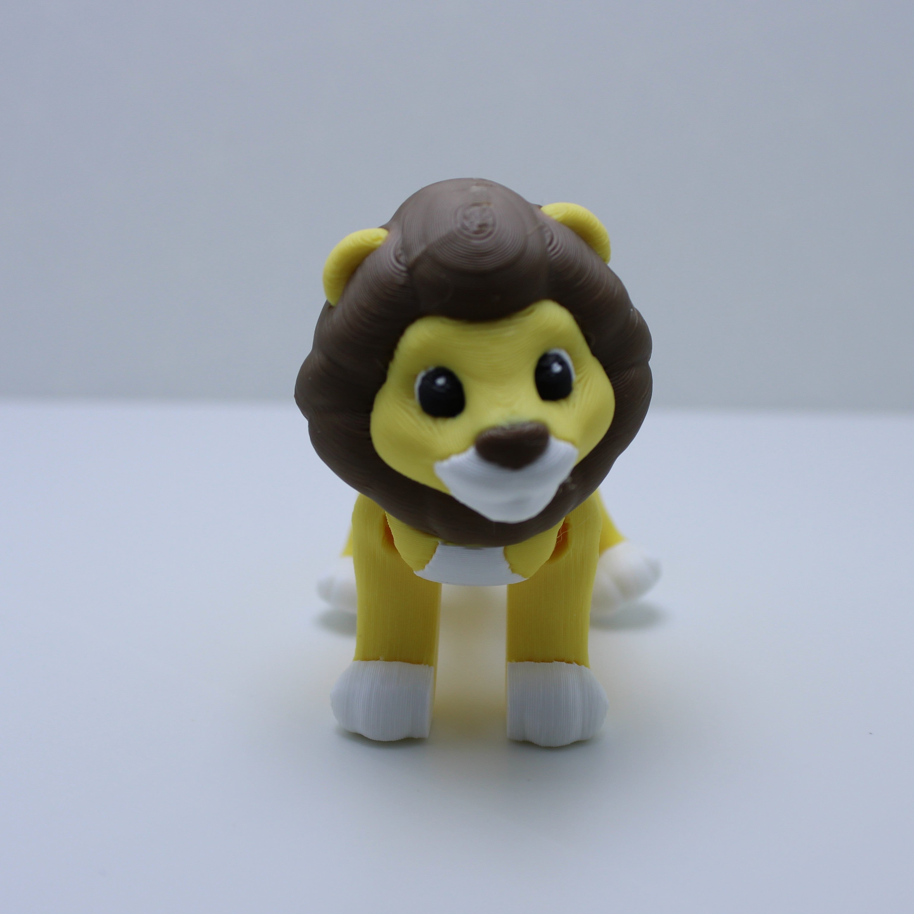 Lazy Lion Fidget– 3d Printed Desk Buddy & Keychain
