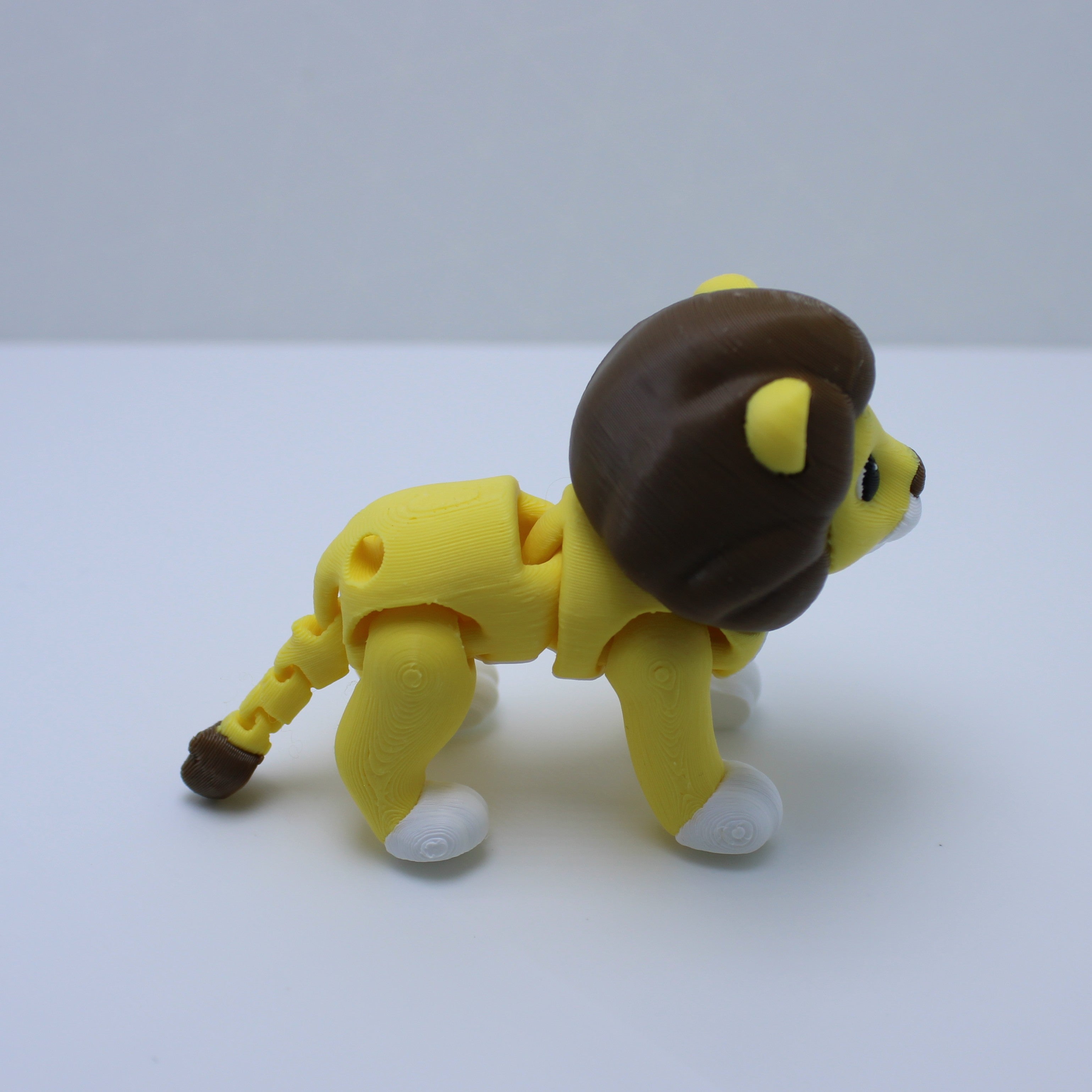 Lazy Lion Fidget– 3d Printed Desk Buddy & Keychain