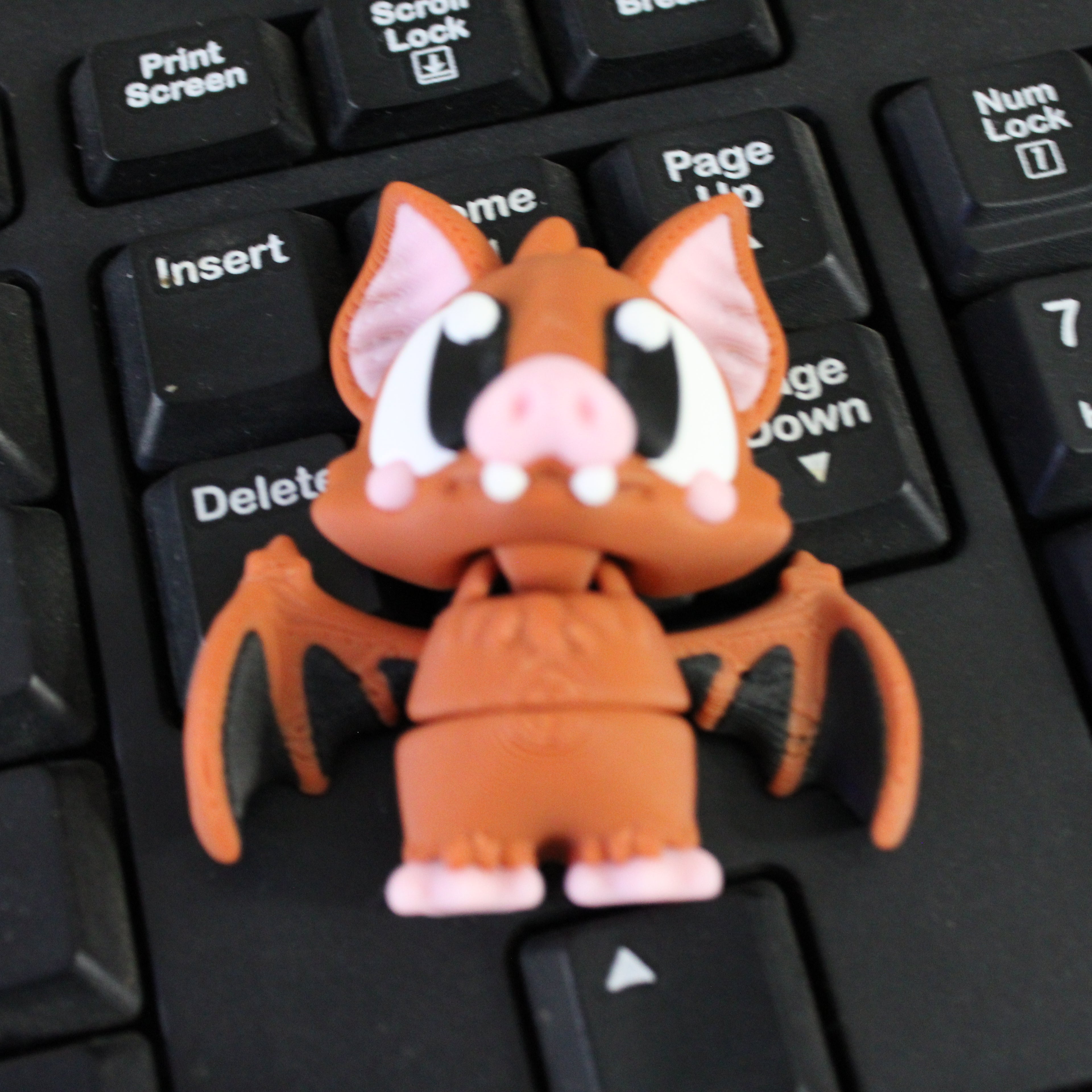 Vlad the Bat -3d printed desk buddy & keychain