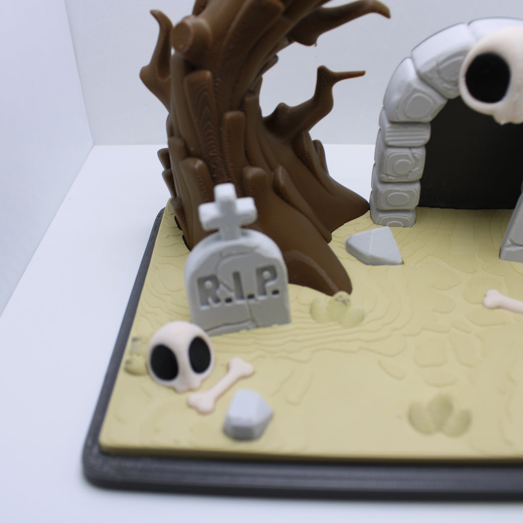 Graveyard Babies  -3d printed desk buddy (with or without display)