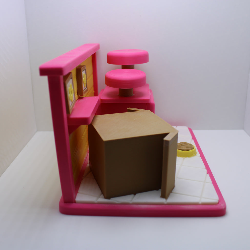 Kitty Corner Cat Tower -3d Printed Desk Companion (with or without kitties)