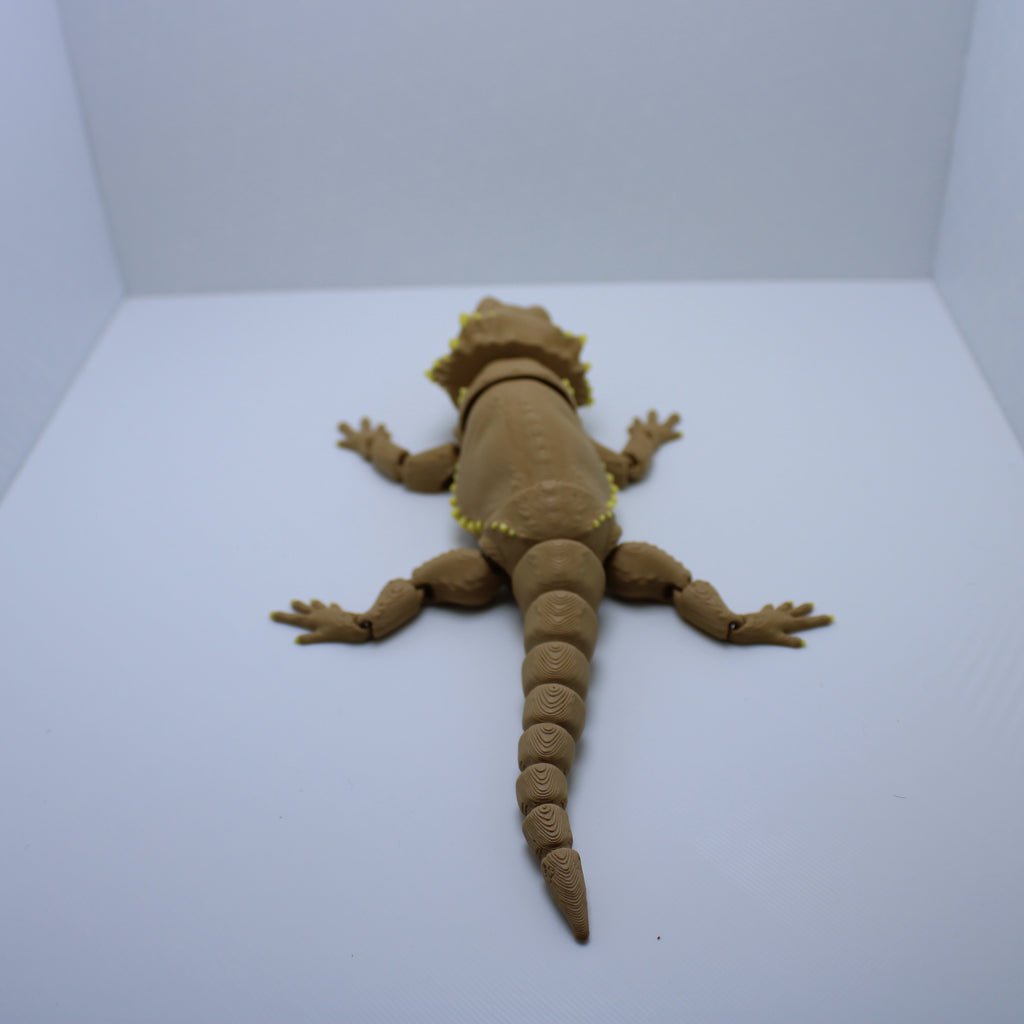 Realistic Bearded Dragon Fidget – 3D Printed Desk Companion
