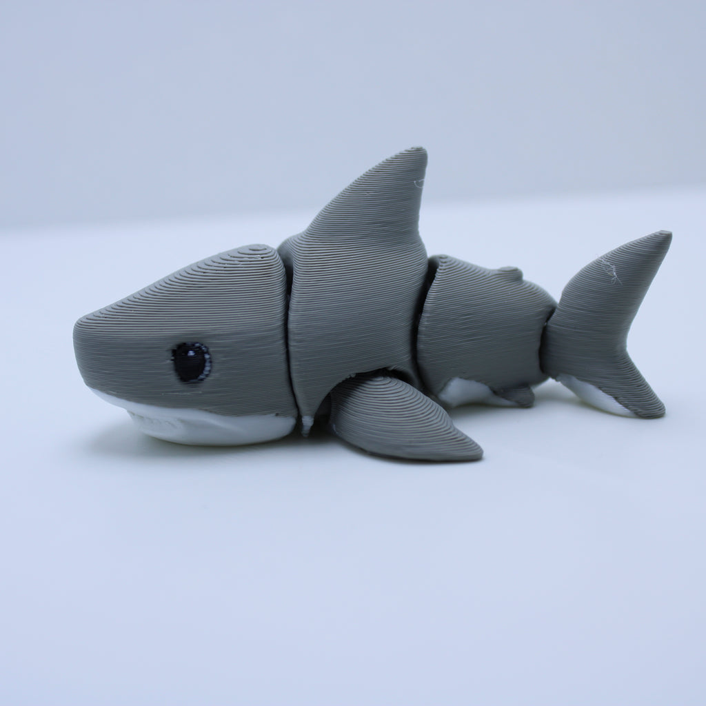 “Chaotic Chomper" Shark Fidgets -3d Printed Desk Buddies & Keychains (variations available)