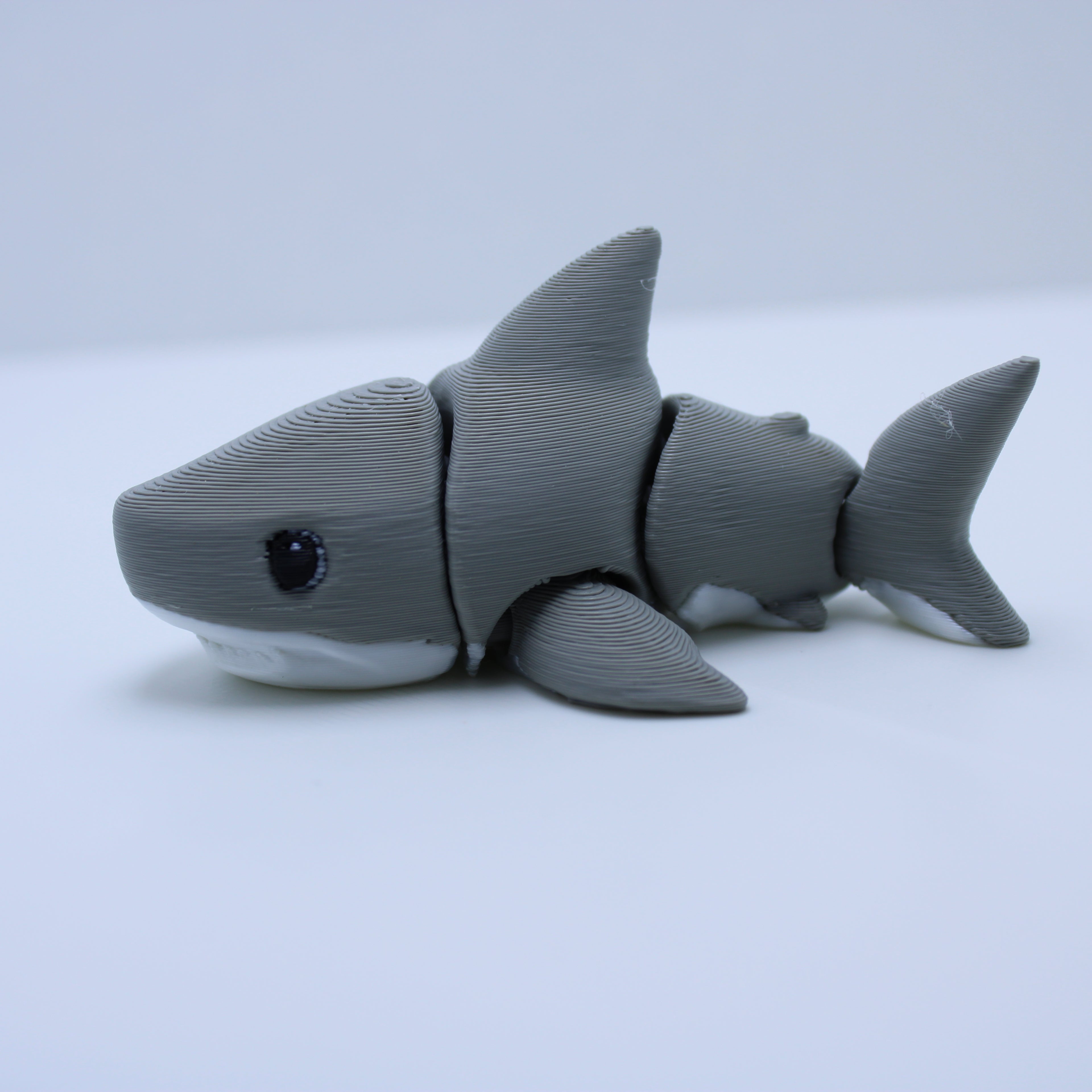 “Chaotic Chomper" Shark Fidgets -3d Printed Desk Buddies & Keychains (variations available)