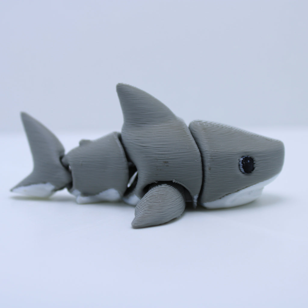 “Chaotic Chomper" Shark Fidgets -3d Printed Desk Buddies & Keychains (variations available)