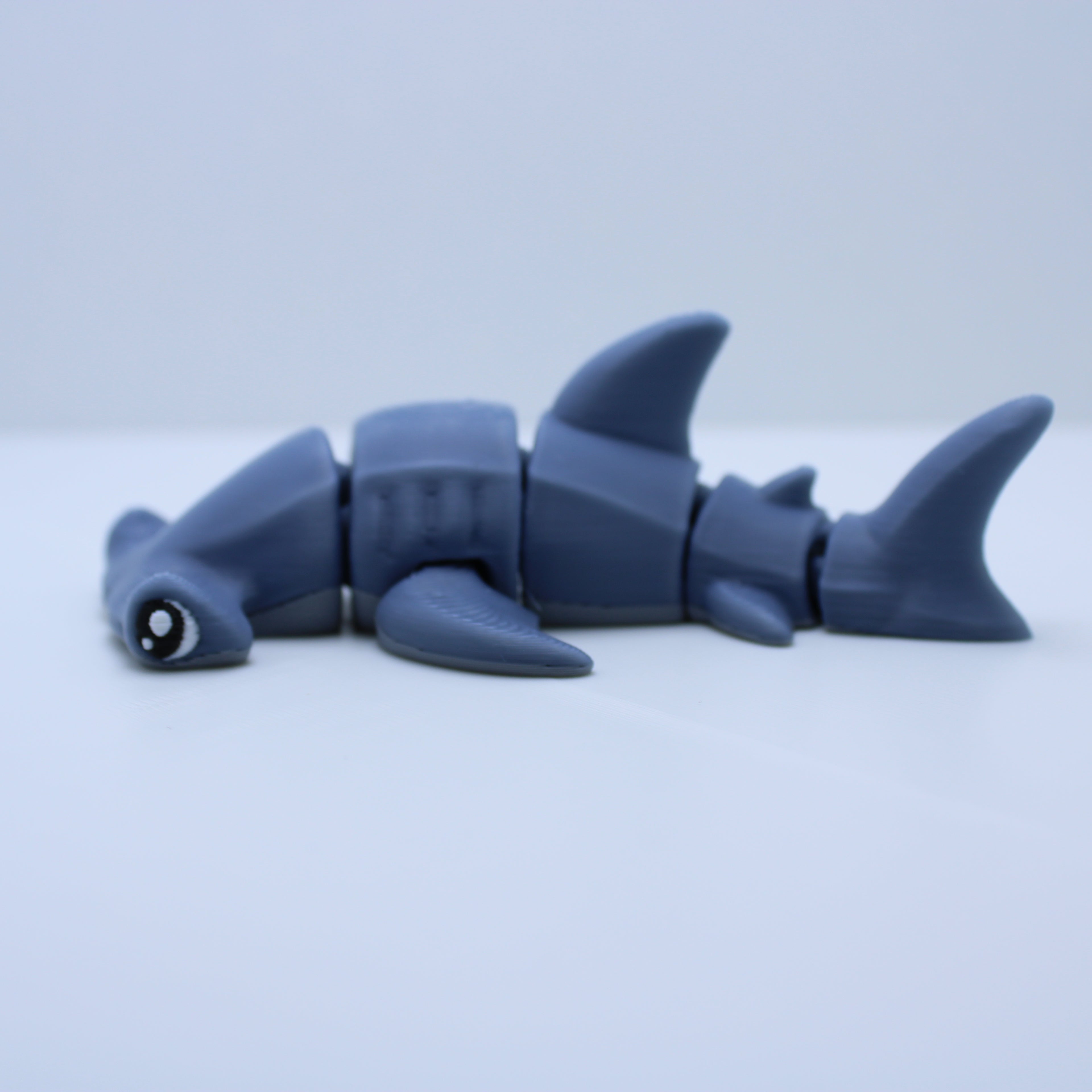 “Chaotic Chomper" Shark Fidgets -3d Printed Desk Buddies & Keychains (variations available)