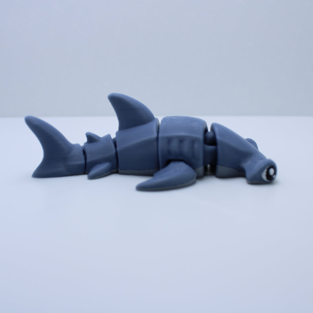 “Chaotic Chomper" Shark Fidgets -3d Printed Desk Buddies & Keychains (variations available)