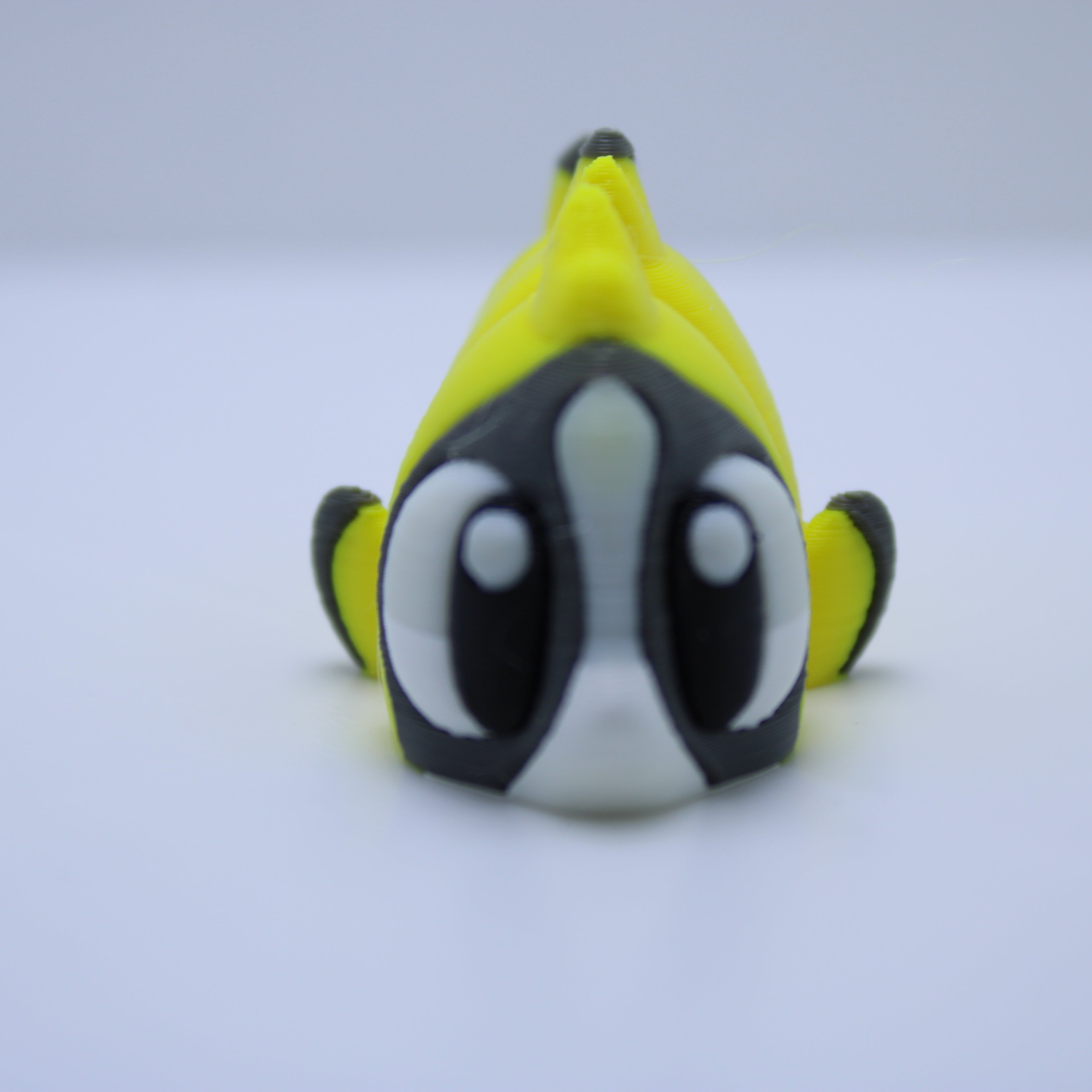 “Testy” the yellow Tang fish-3d printed desk buddy & keychain