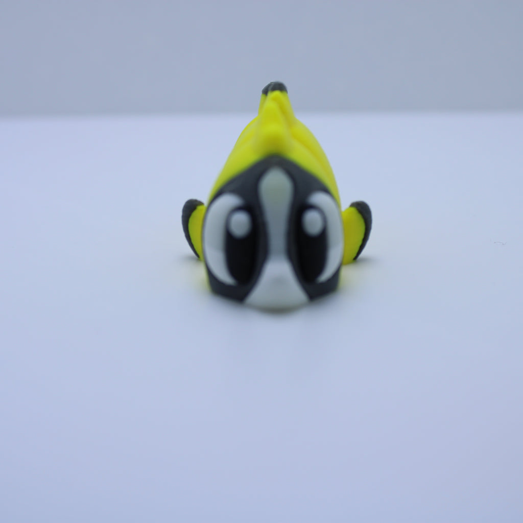 “Testy” the yellow Tang fish-3d printed desk buddy & keychain