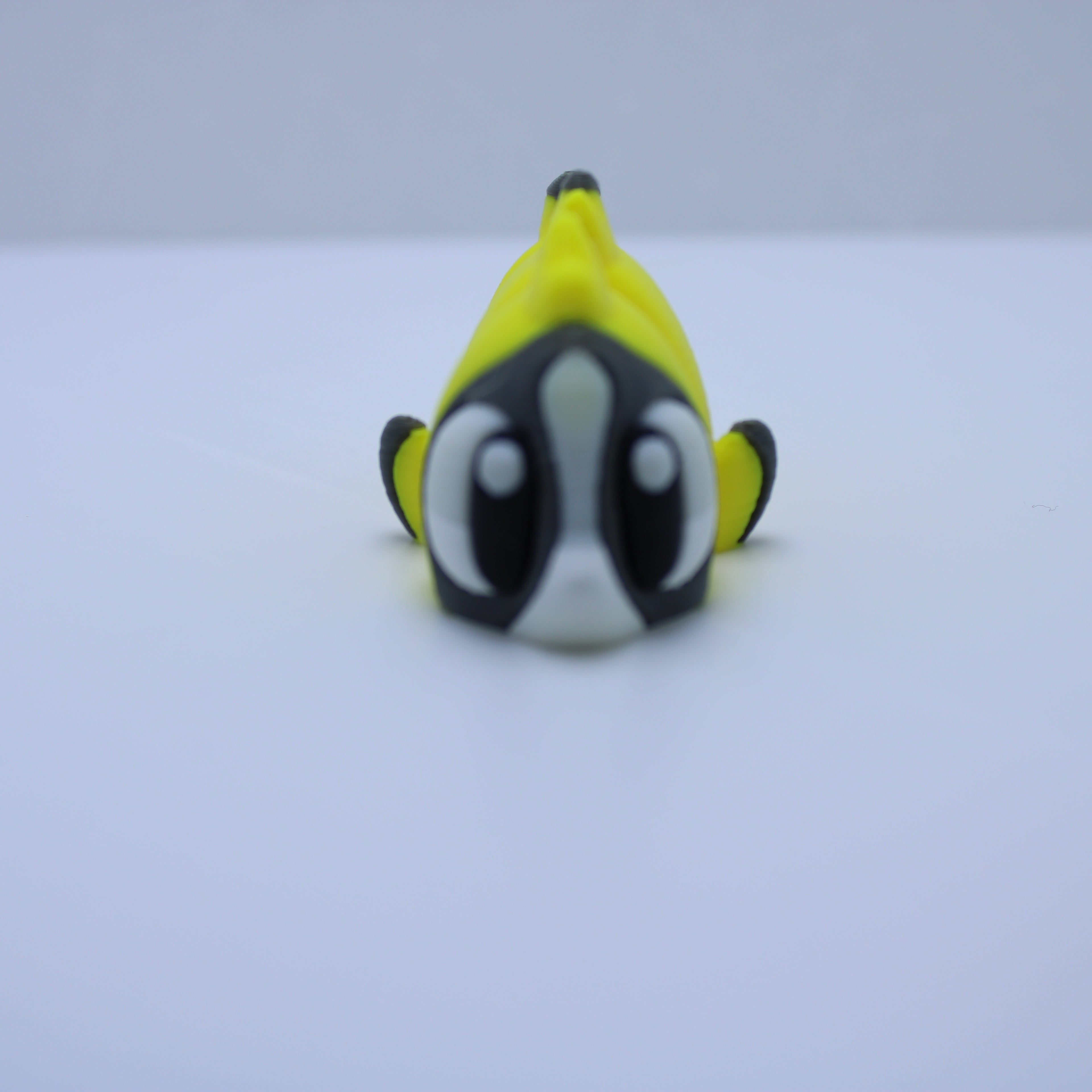 “Testy” the yellow Tang fish-3d printed desk buddy & keychain