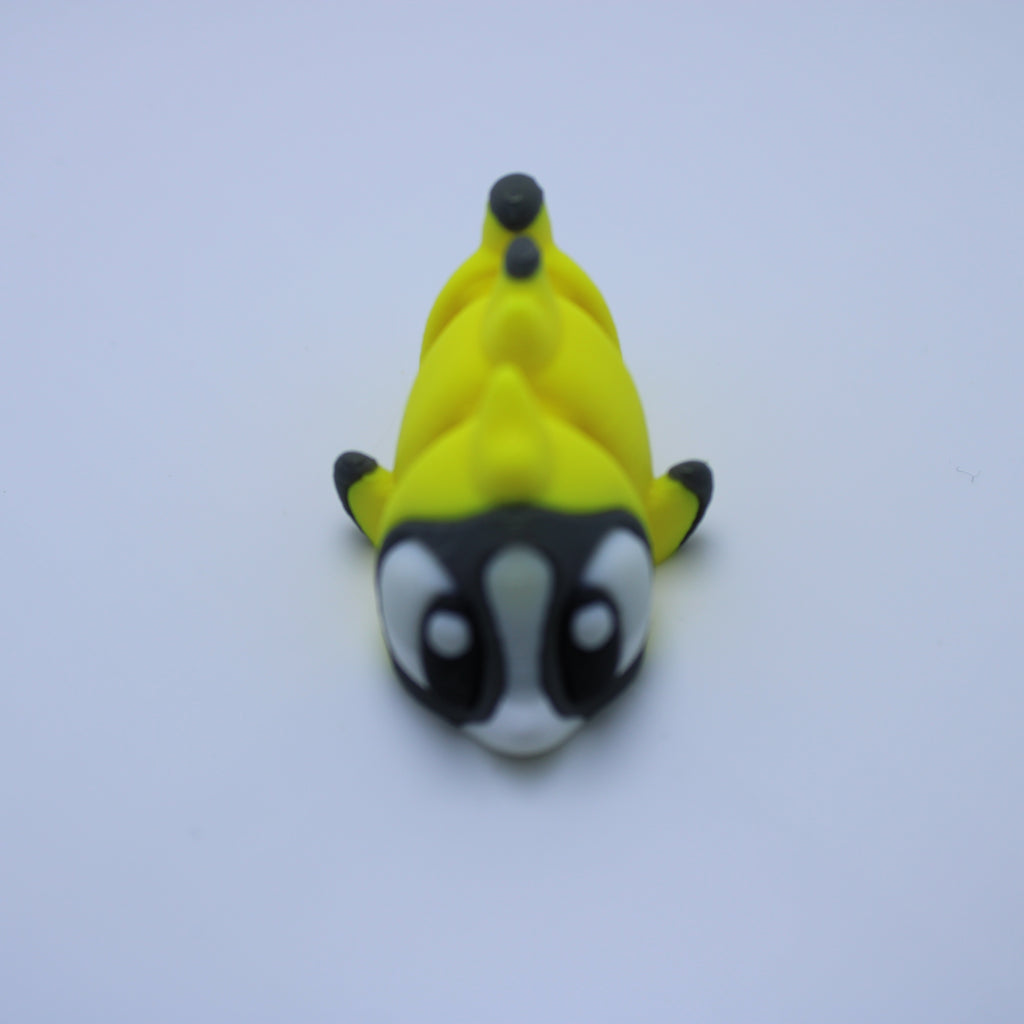 “Testy” the yellow Tang fish-3d printed desk buddy & keychain