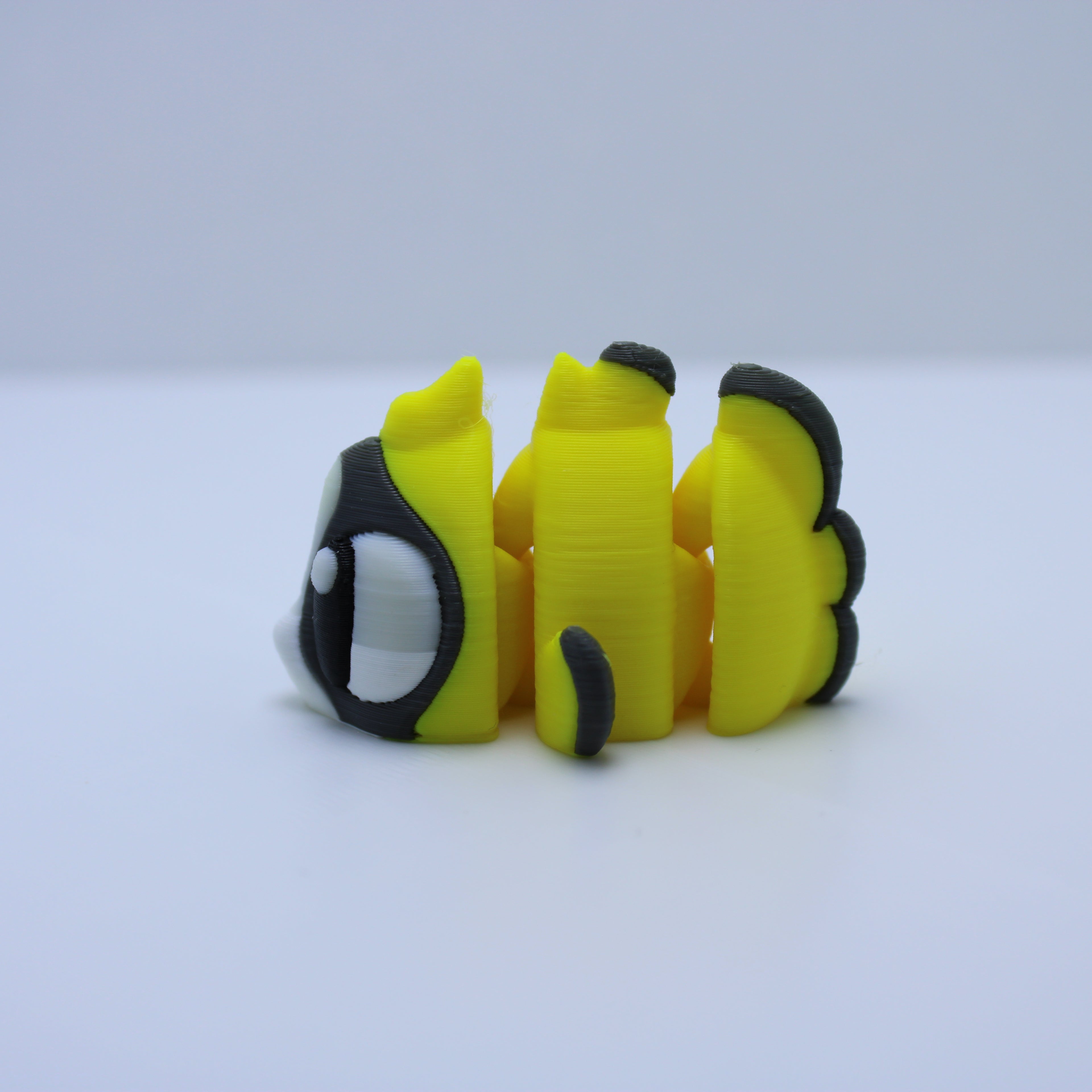 “Testy” the yellow Tang fish-3d printed desk buddy & keychain