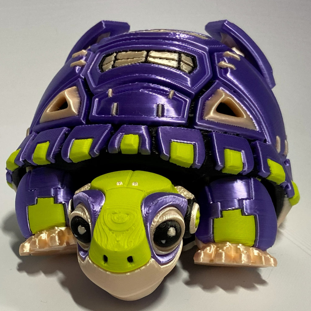 “Tilly” the shy Robotic Tortoise Fidget- 3d Printed Desk Companion