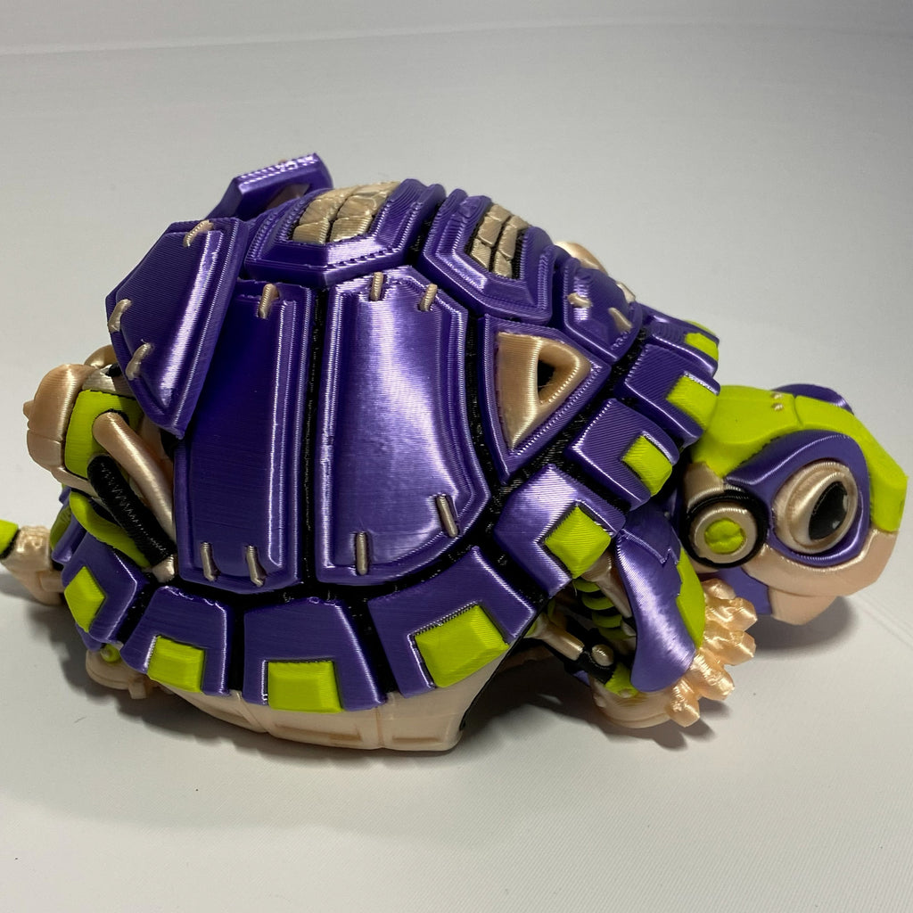 “Tilly” the shy Robotic Tortoise Fidget- 3d Printed Desk Companion