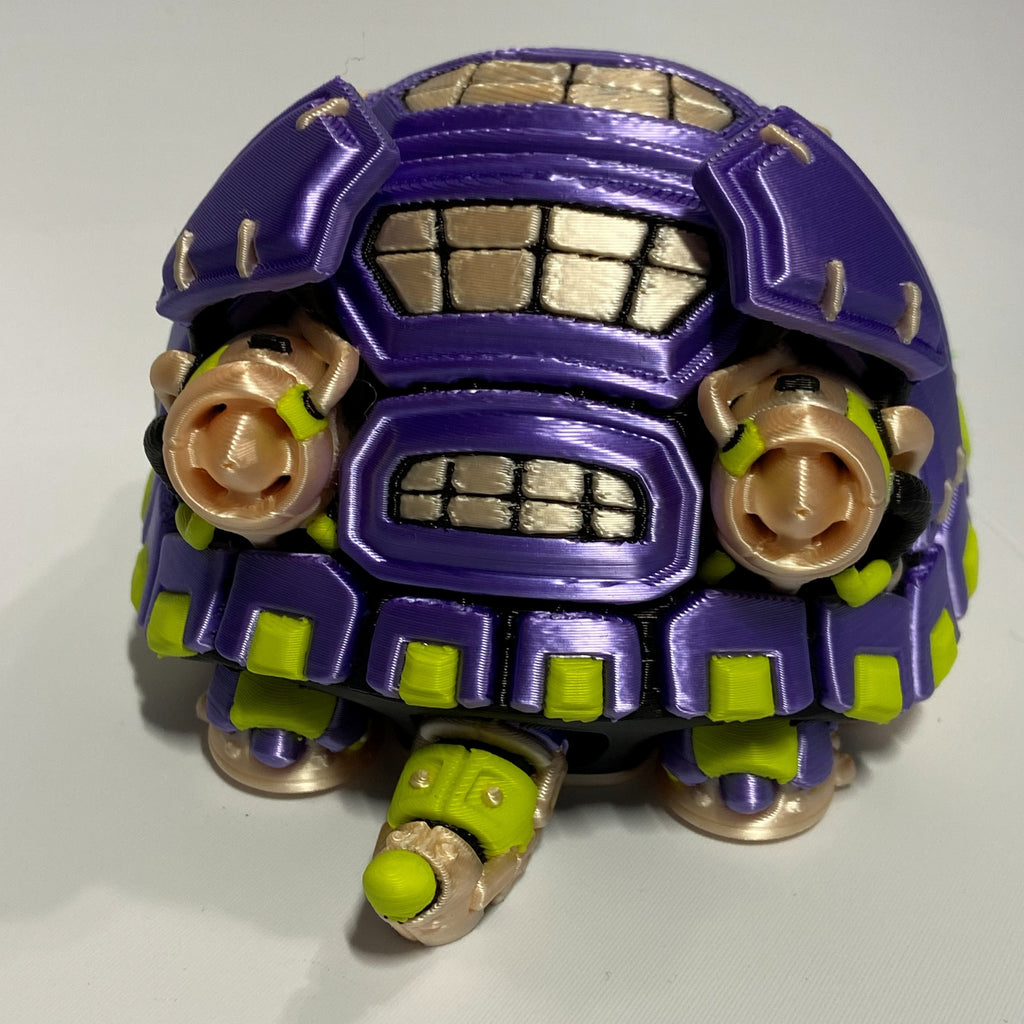 “Tilly” the shy Robotic Tortoise Fidget- 3d Printed Desk Companion