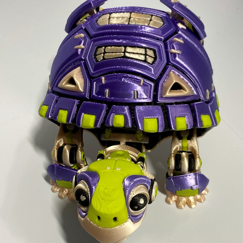 “Tilly” the shy Robotic Tortoise Fidget- 3d Printed Desk Companion