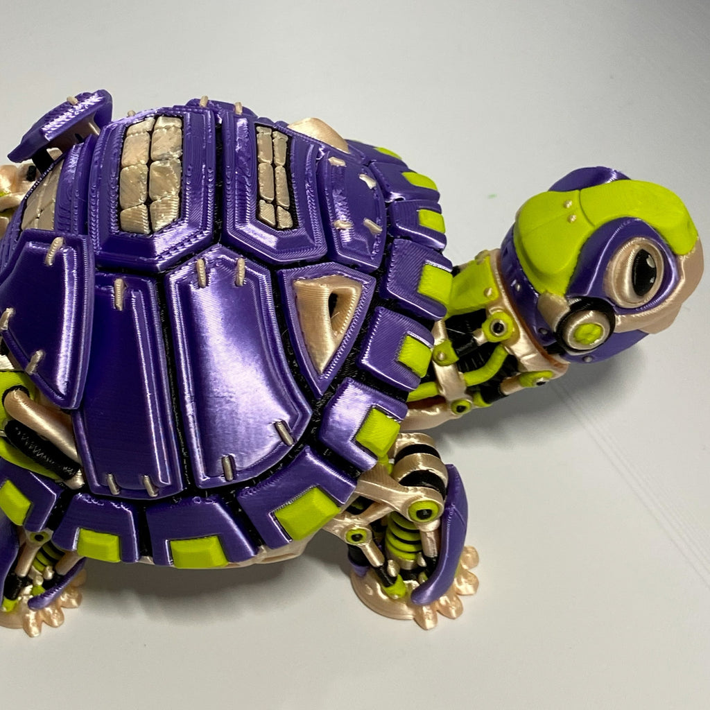 “Tilly” the shy Robotic Tortoise Fidget- 3d Printed Desk Companion