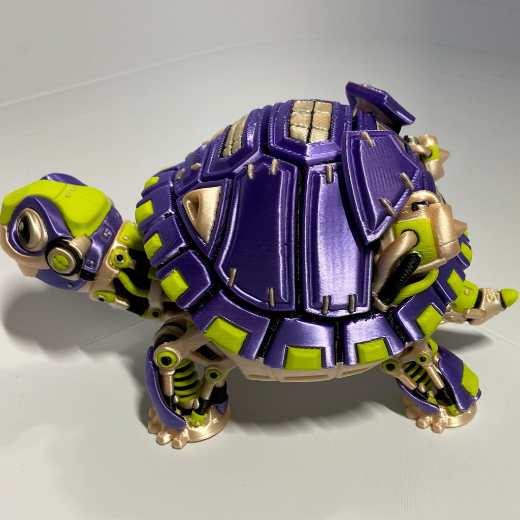 “Tilly” the shy Robotic Tortoise Fidget- 3d Printed Desk Companion