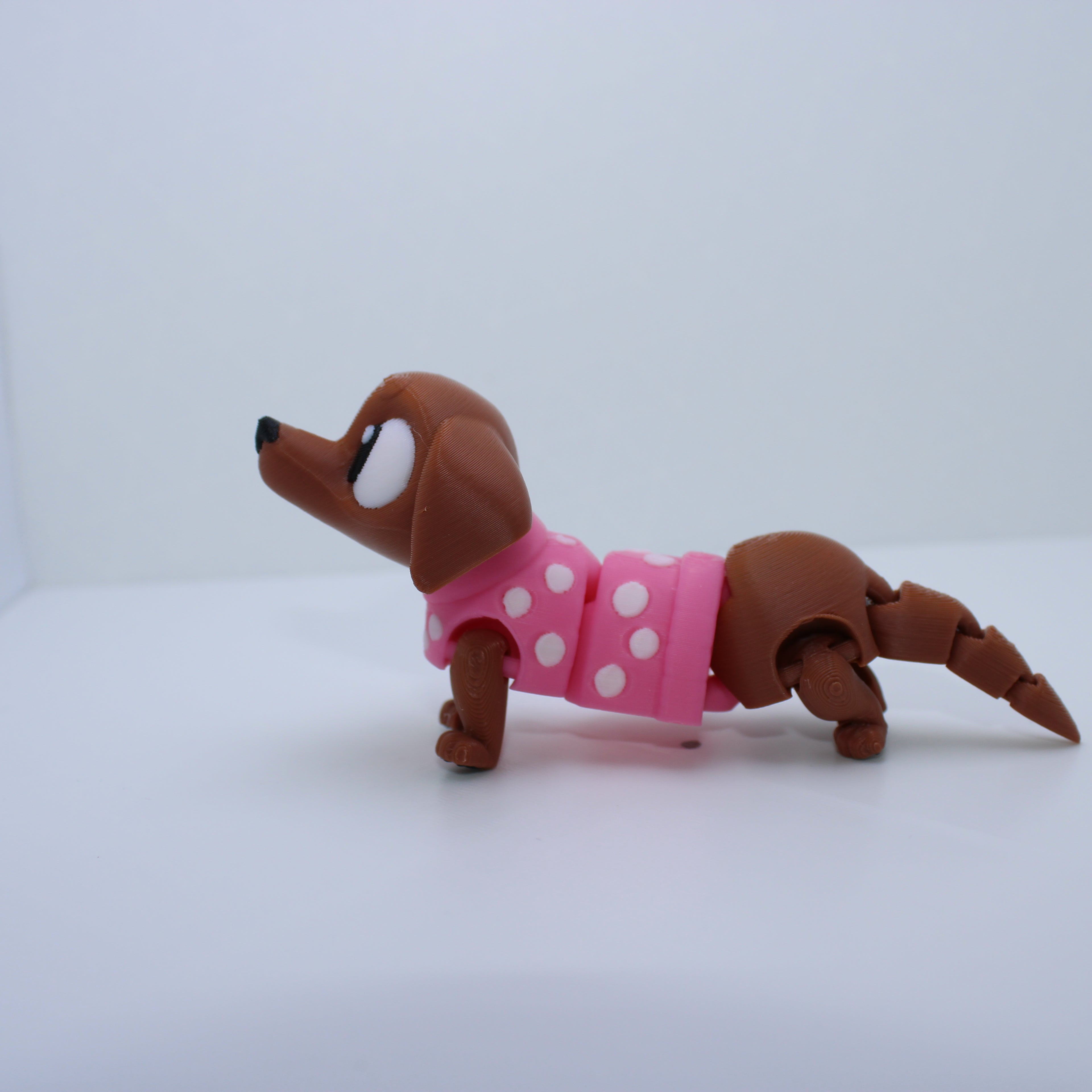 “Pebbles” the Dachshund-3d printed desk buddy & keychain