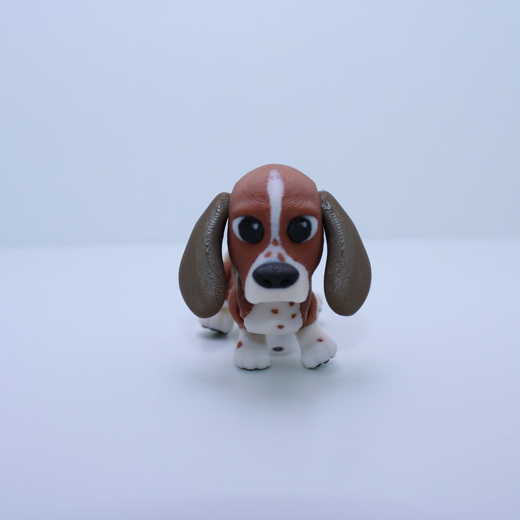 “Winston” the Basset hound -3d printed desk buddy & keychain