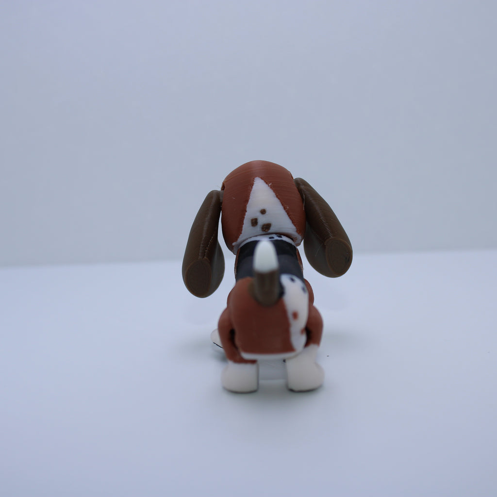 “Winston” the Basset hound -3d printed desk buddy & keychain
