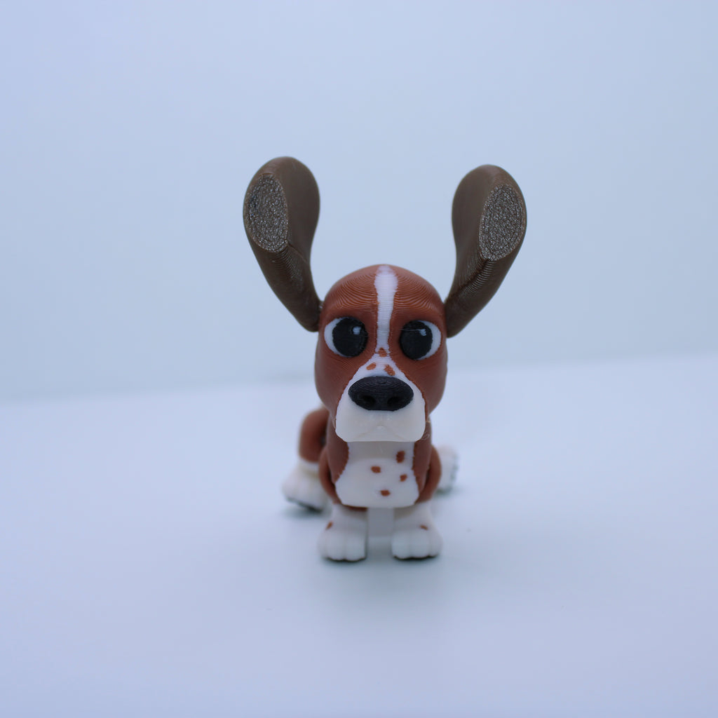 “Winston” the Basset hound -3d printed desk buddy & keychain