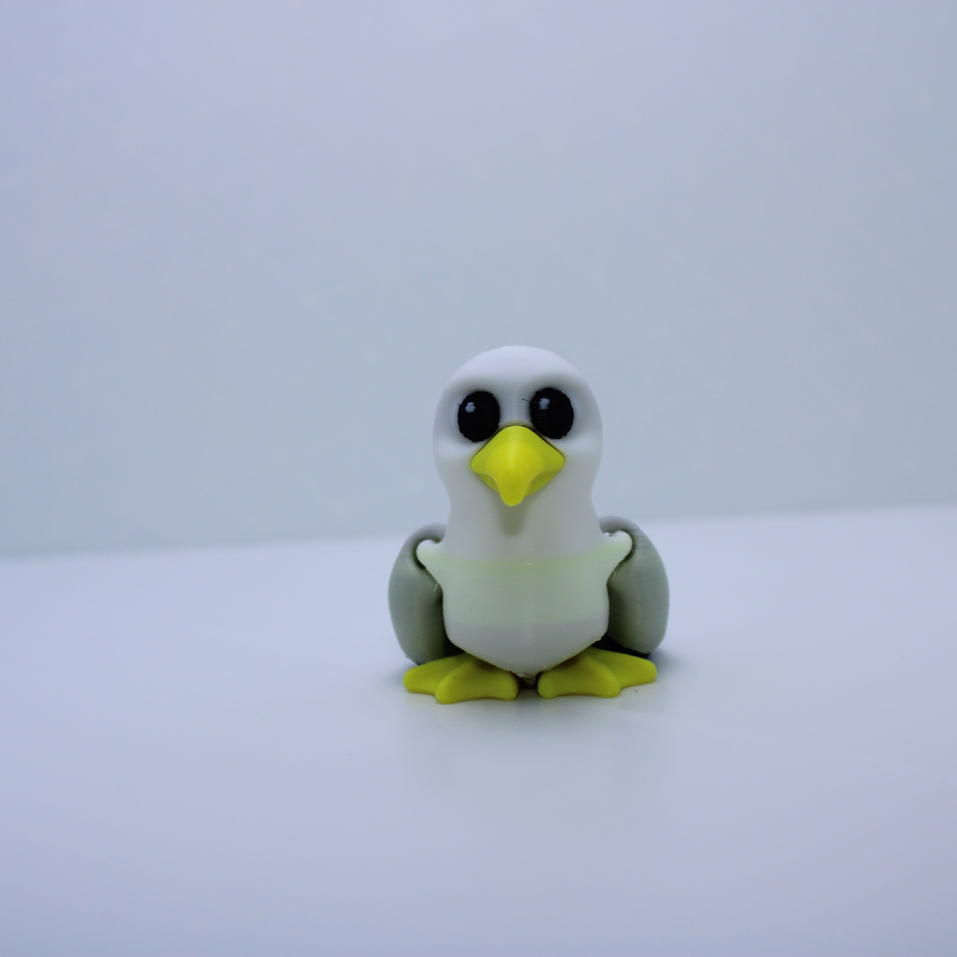 "Seamus" the Seagull -3D printed desk buddy & keychain
