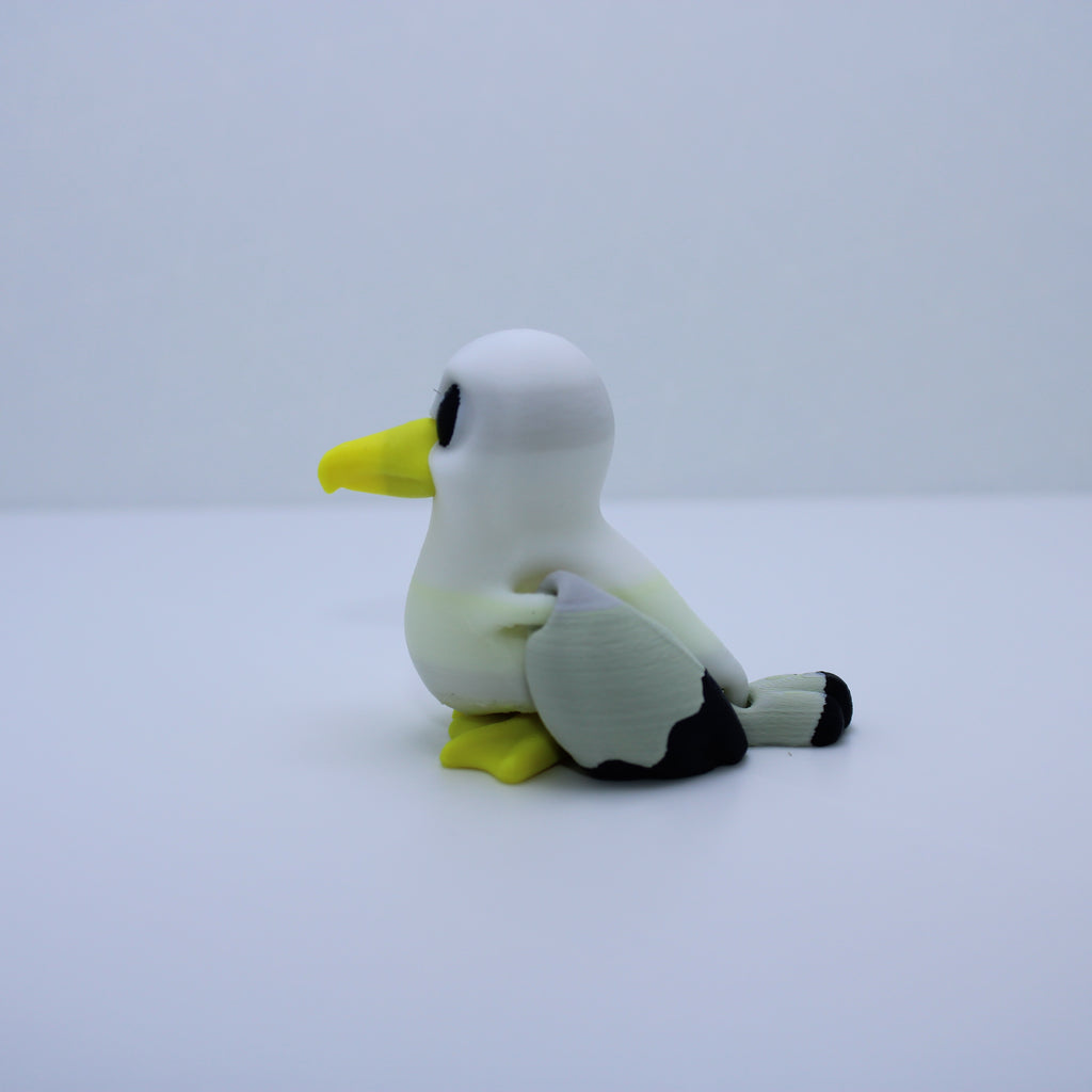"Seamus" the Seagull -3D printed desk buddy & keychain