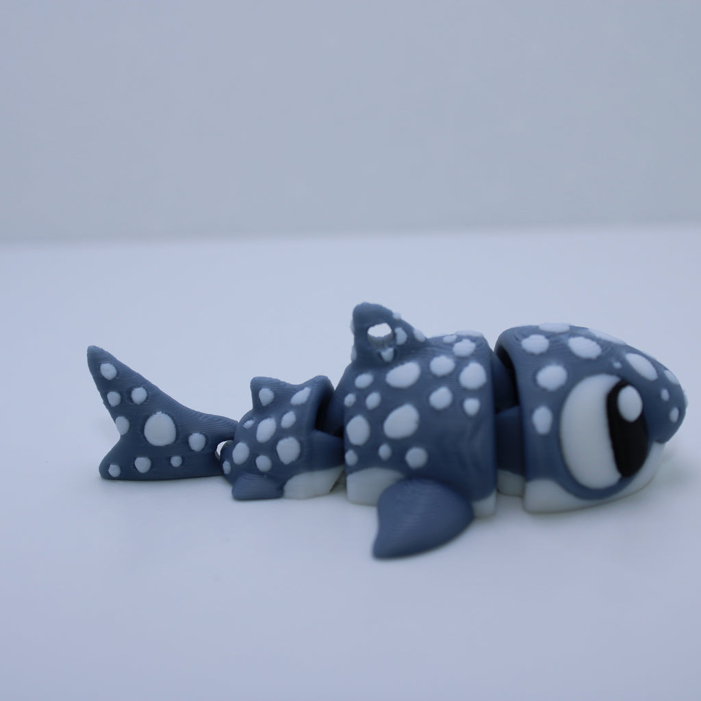“Galaxy” the Whale Shark -3d printed desk buddy & keychain